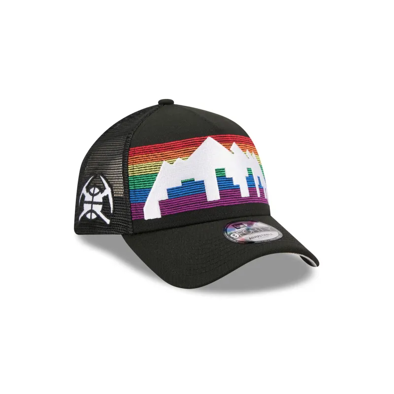 Denver Nuggets 2025 City Edition 9FORTY A-Frame Trucker Hat sold by New Era