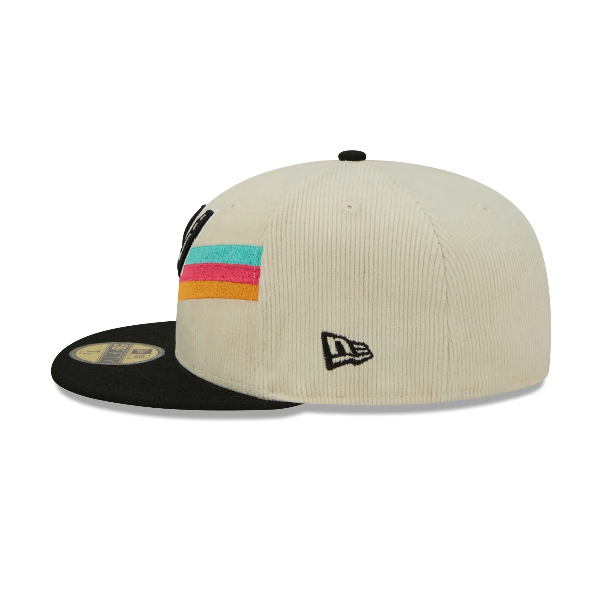 San Antonio Spurs 2025 City Edition Chrome White Corduroy 59FIFTY Fitted Hat sold by New Era product image thumbnail 5