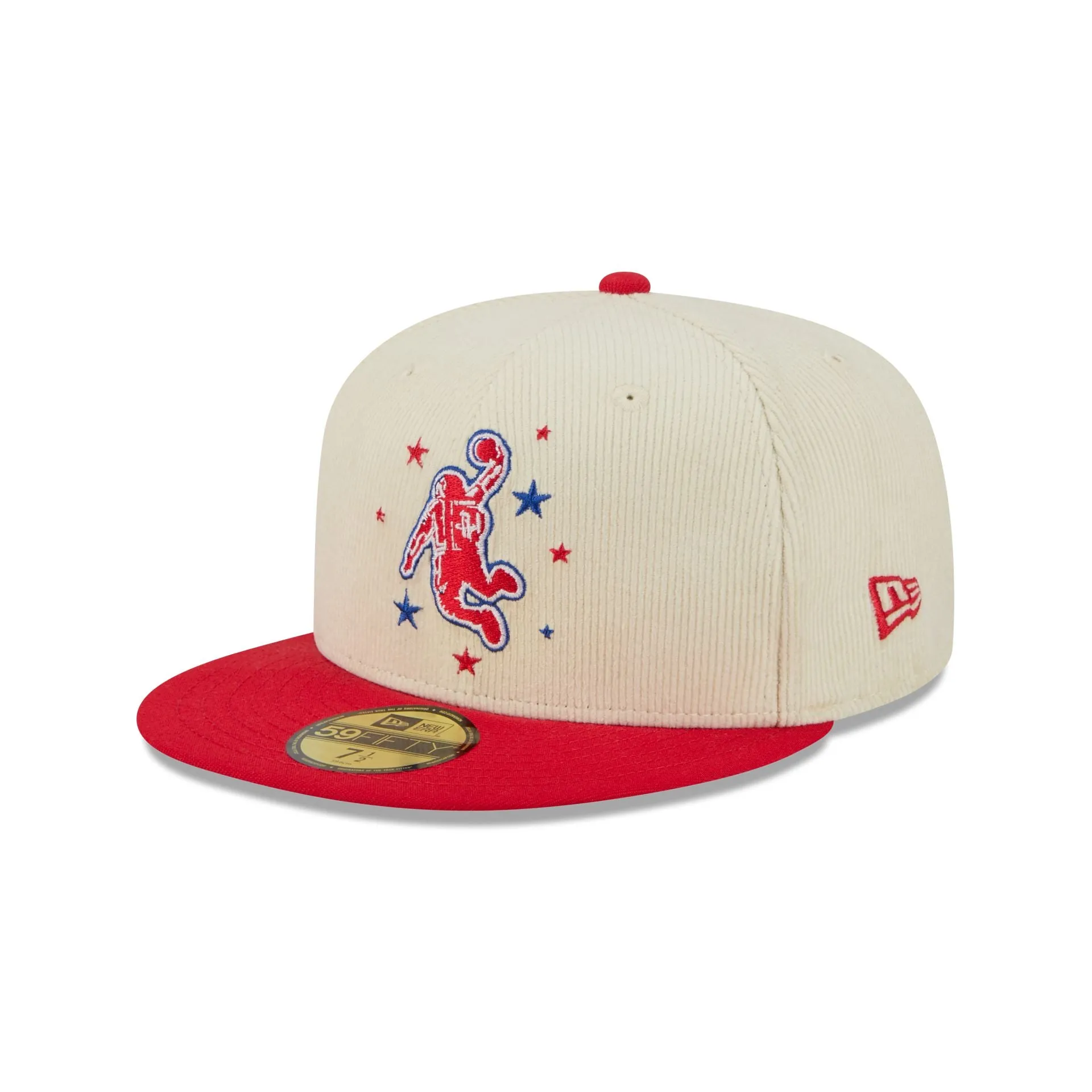Houston Rockets 2025 City Edition Chrome White Corduroy 59FIFTY Fitted Hat sold by New Era product image thumbnail 3