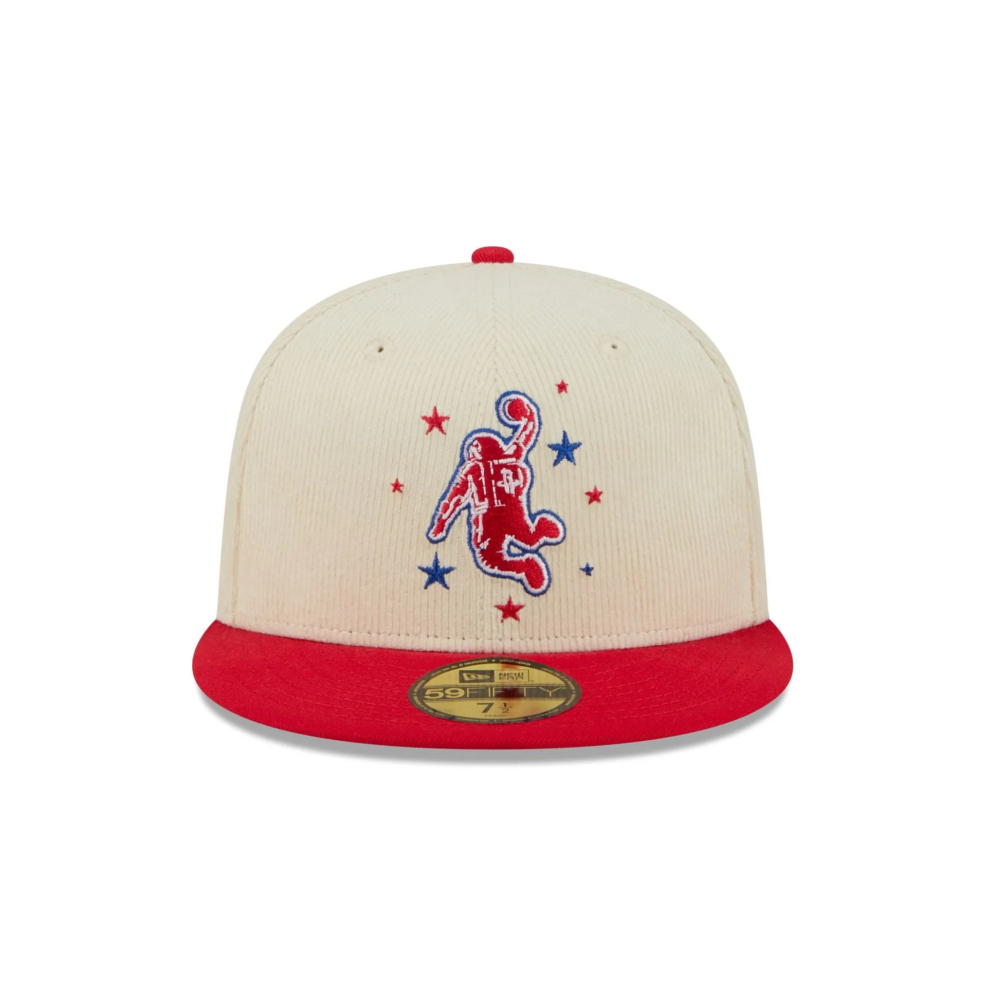 Houston Rockets 2025 City Edition Chrome White Corduroy 59FIFTY Fitted Hat sold by New Era product image thumbnail 2