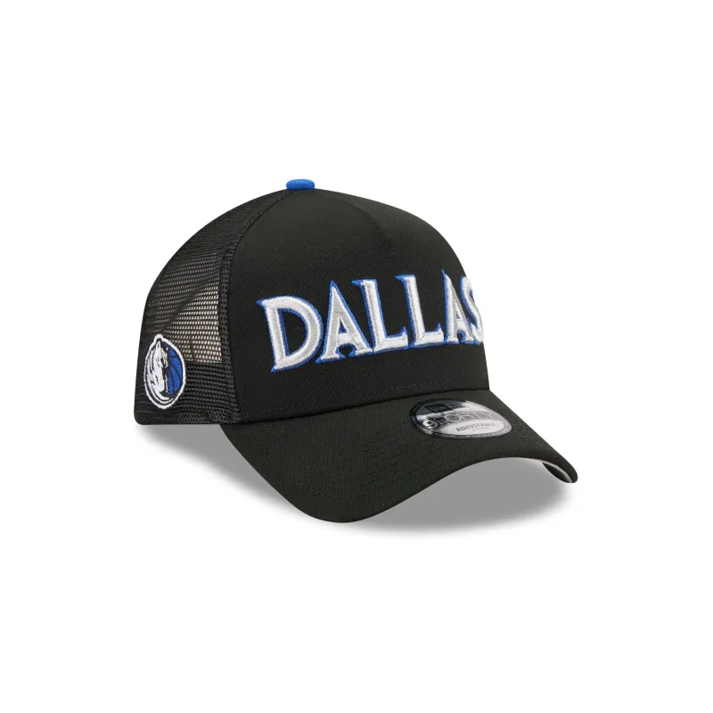 Dallas Mavericks 2025 City Edition 9FORTY A-Frame Trucker Hat sold by New Era