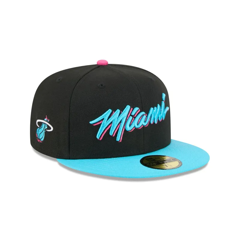 Miami Heat 2025 City Edition 59FIFTY Fitted Hat sold by New Era