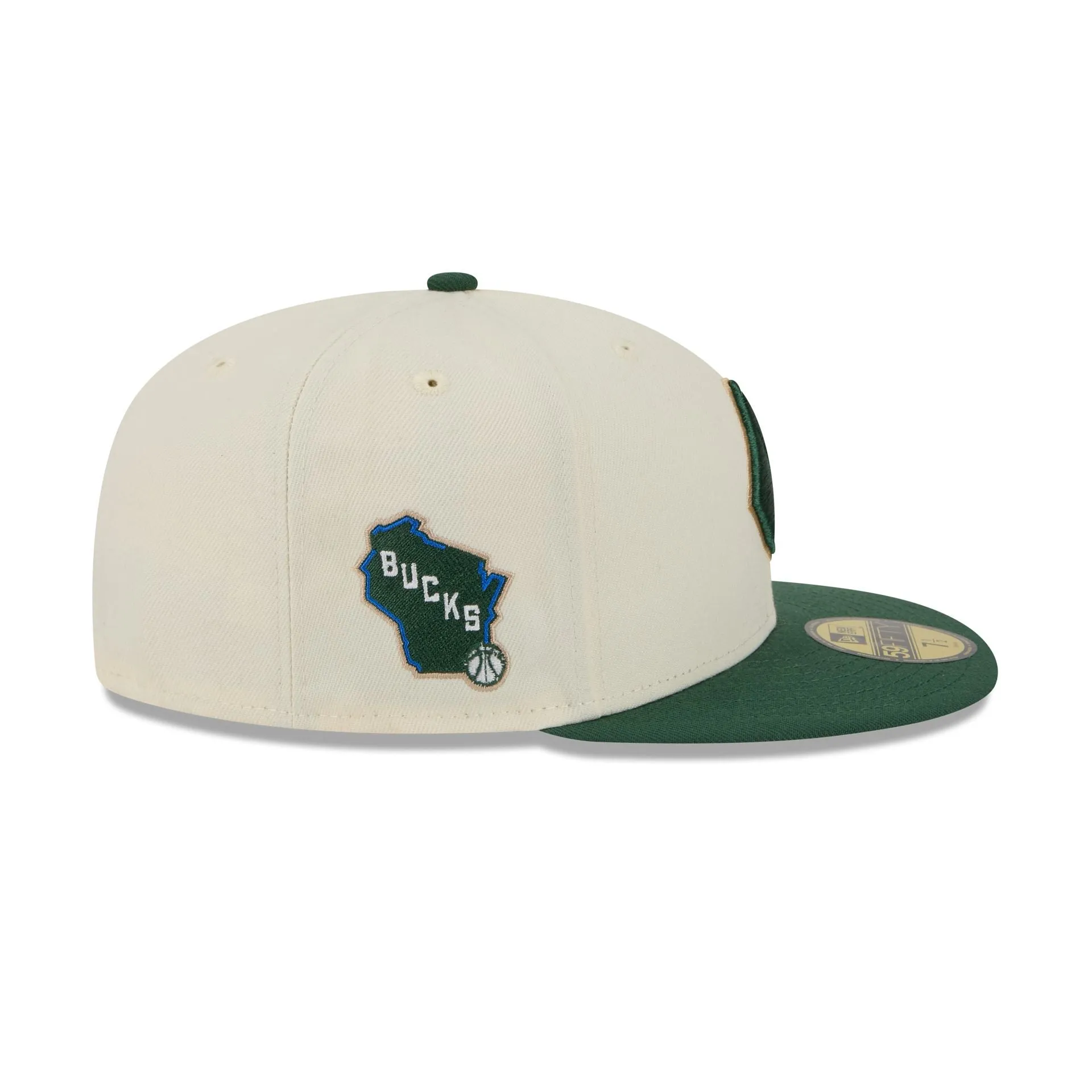 Milwaukee Bucks 2025 City Edition 59FIFTY Fitted Hat sold by New Era product image thumbnail 4