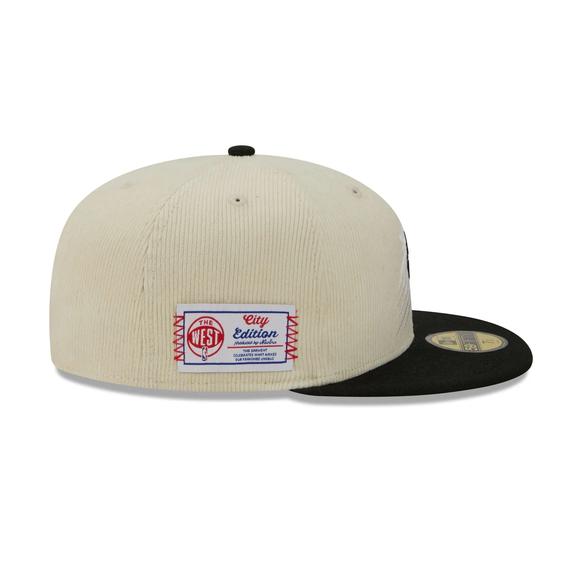 Phoenix Suns 2025 City Edition Chrome White Corduroy 59FIFTY Fitted Hat sold by New Era product image thumbnail 4