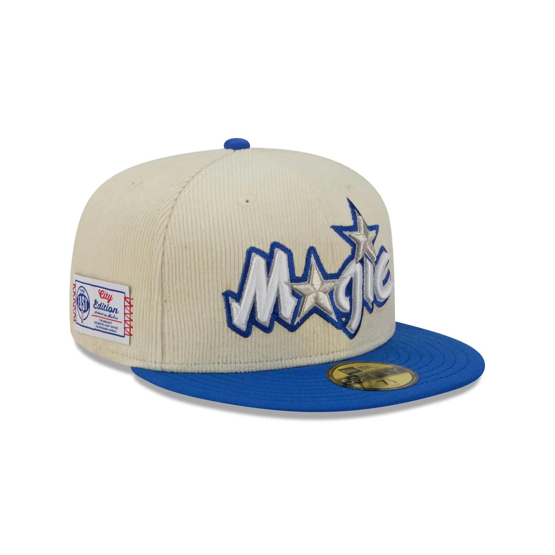 Orlando Magic 2025 City Edition Chrome White Corduroy 59FIFTY Fitted Hat sold by New Era