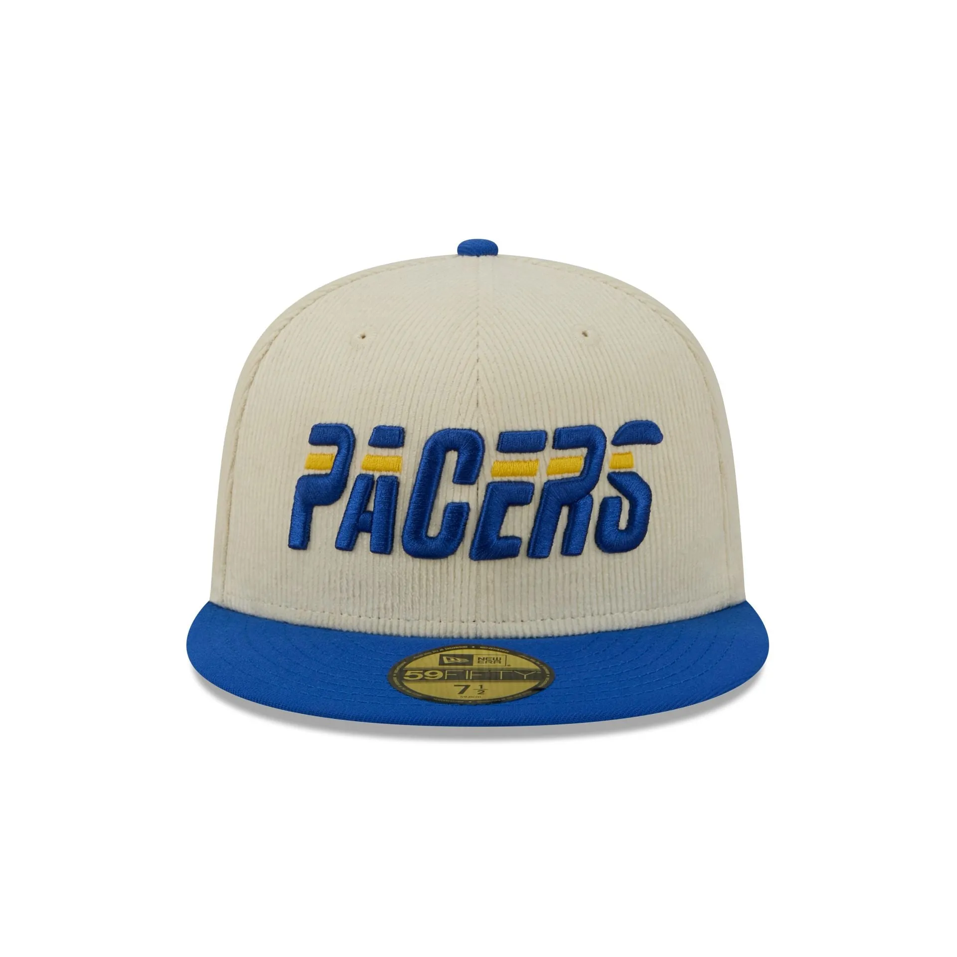 Indiana Pacers 2025 City Edition Chrome White Corduroy 59FIFTY Fitted Hat sold by New Era product image thumbnail 2