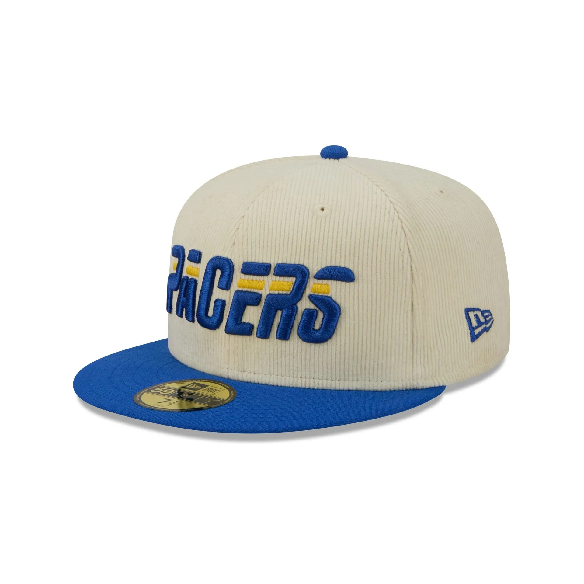 Indiana Pacers 2025 City Edition Chrome White Corduroy 59FIFTY Fitted Hat sold by New Era product image thumbnail 3