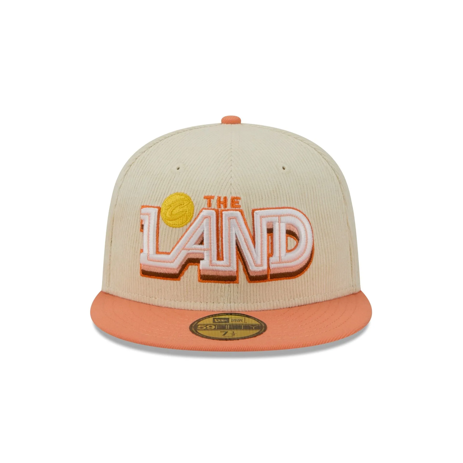 Cleveland Cavaliers 2025 City Edition Chrome White Corduroy 59FIFTY Fitted Hat sold by New Era product image thumbnail 2