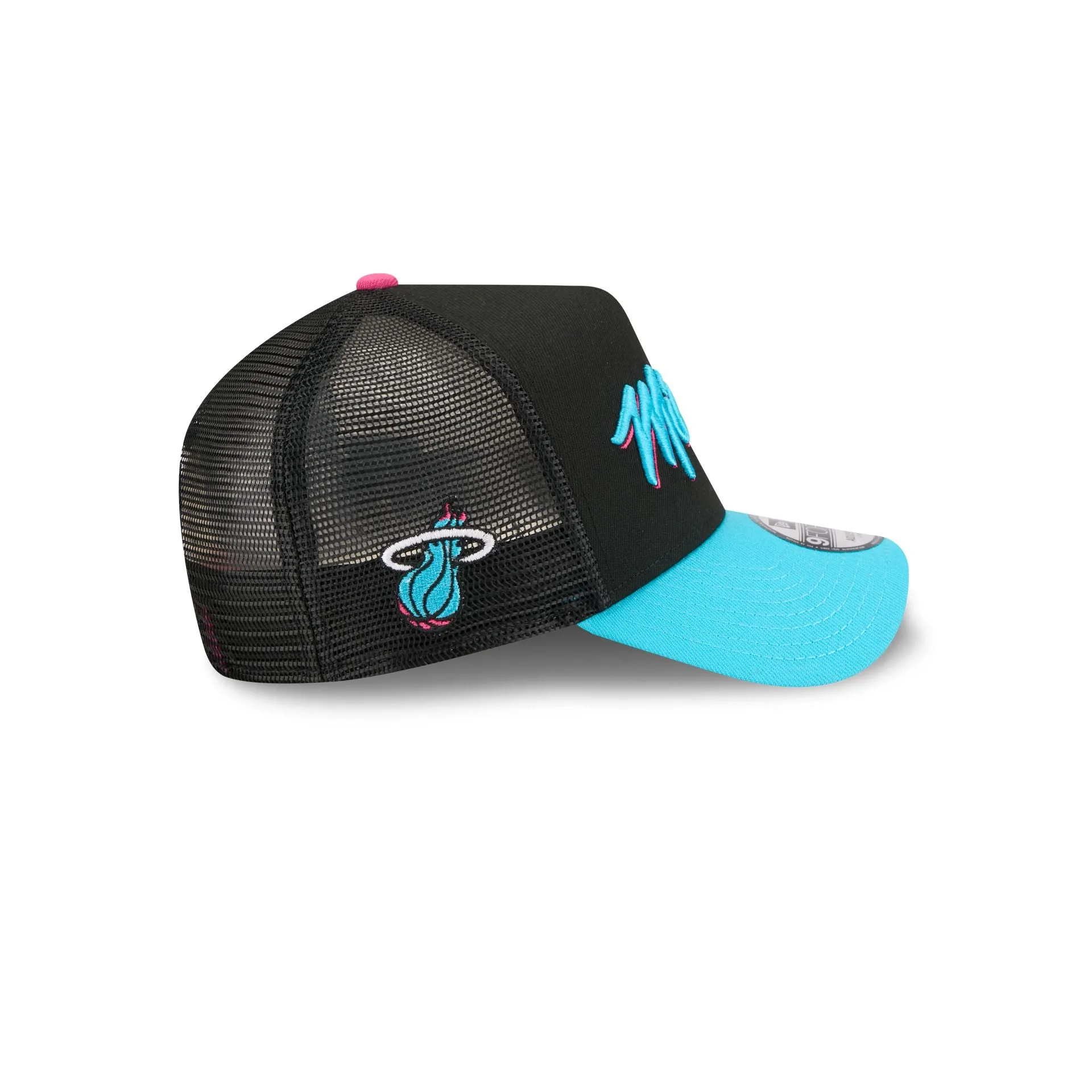Miami Heat 2025 City Edition 9FORTY A-Frame Trucker Hat sold by New Era product image thumbnail 4