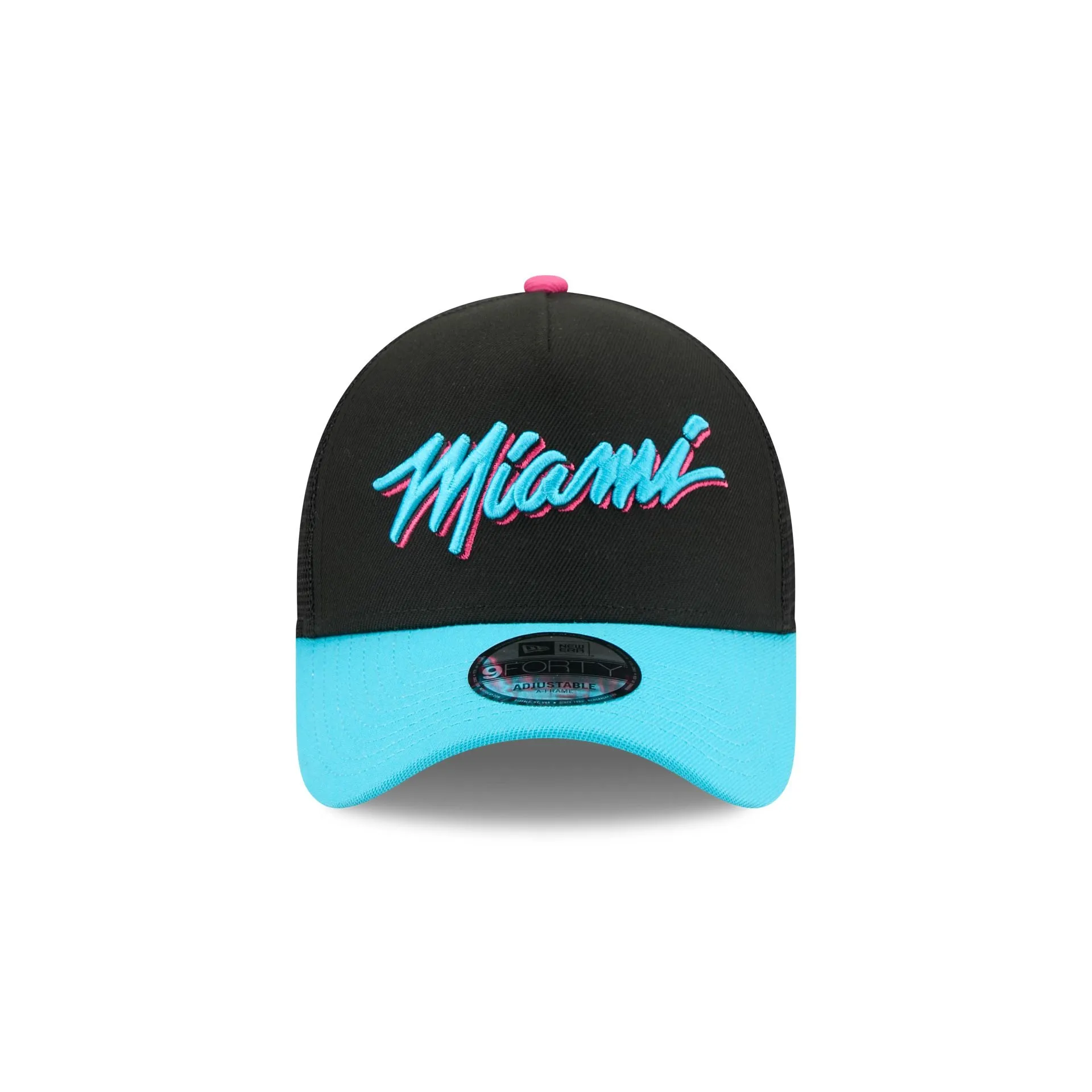 Miami Heat 2025 City Edition 9FORTY A-Frame Trucker Hat sold by New Era product image thumbnail 2