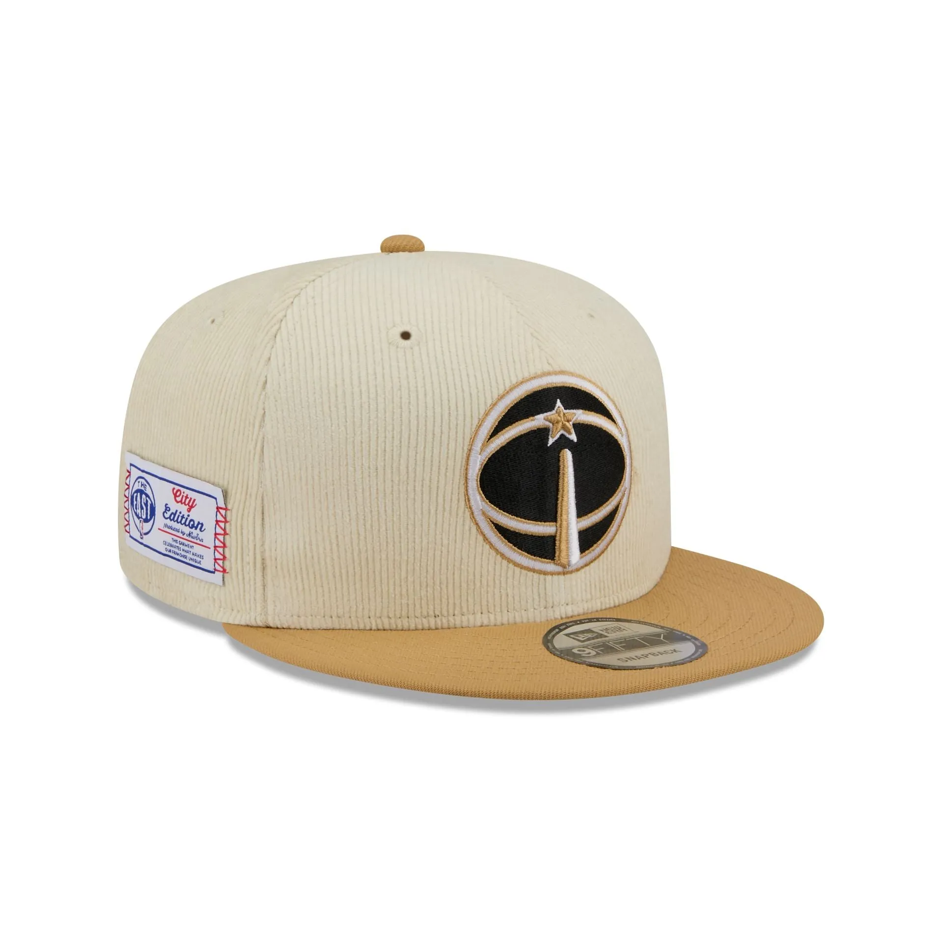 Washington Wizards 2025 City Edition Chrome White Corduroy 9FIFTY Snapback Hat sold by New Era