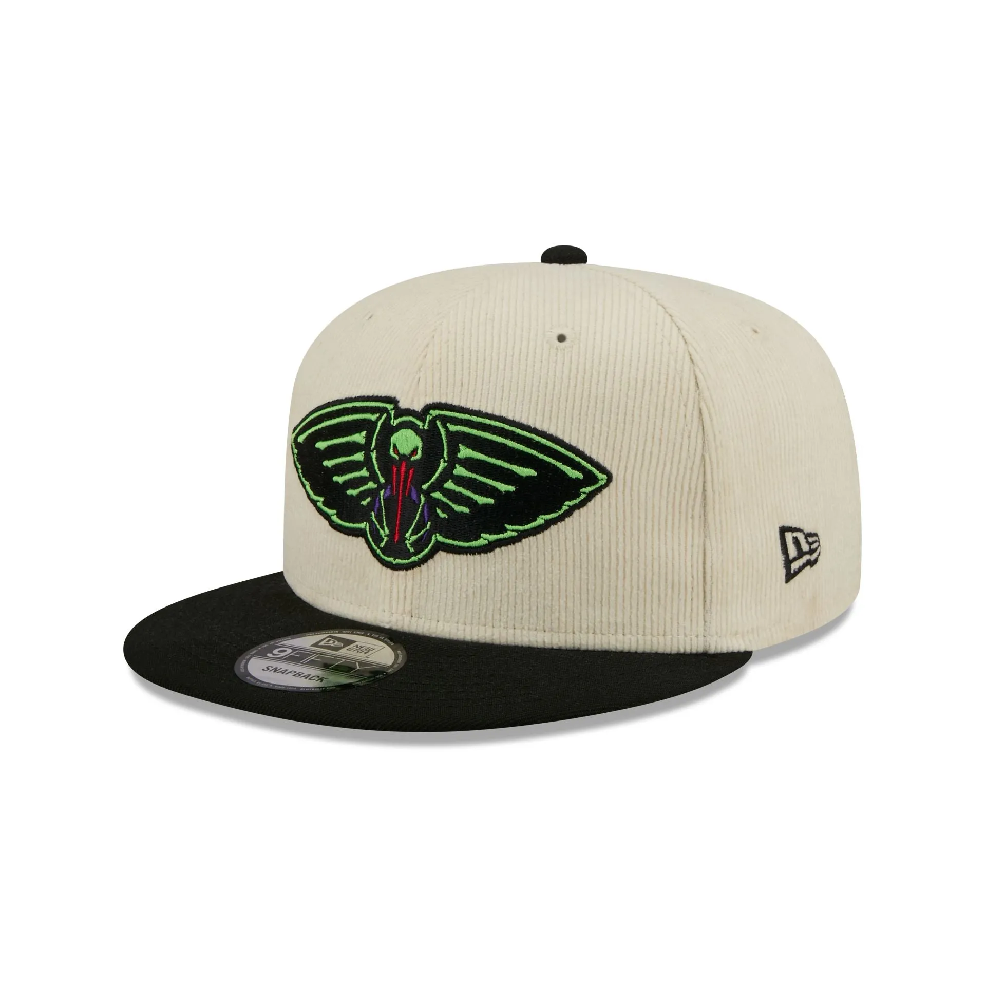 New Orleans Pelicans 2025 City Edition Chrome White Corduroy 9FIFTY Snapback Hat sold by New Era product image thumbnail 3