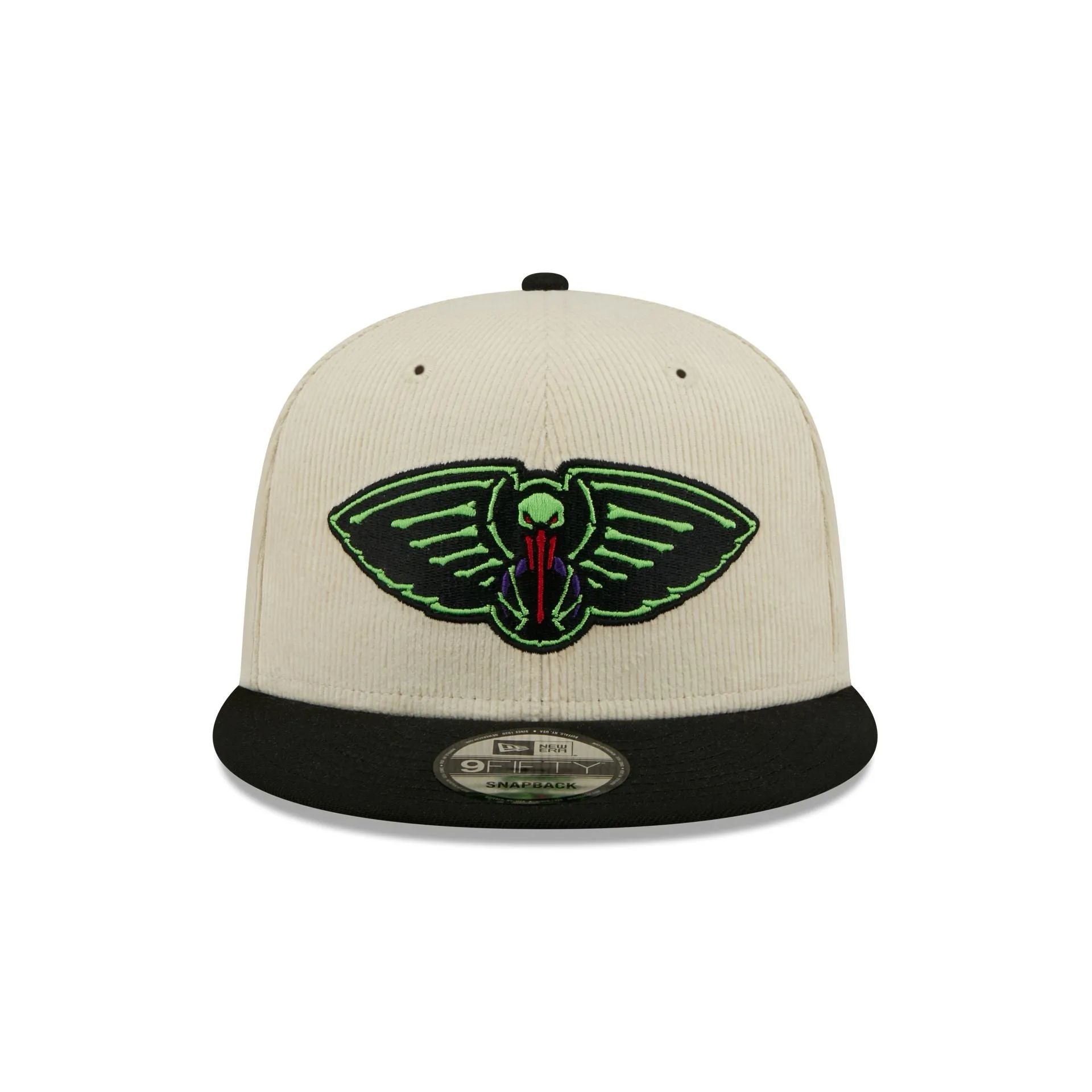 New Orleans Pelicans 2025 City Edition Chrome White Corduroy 9FIFTY Snapback Hat sold by New Era product image thumbnail 2
