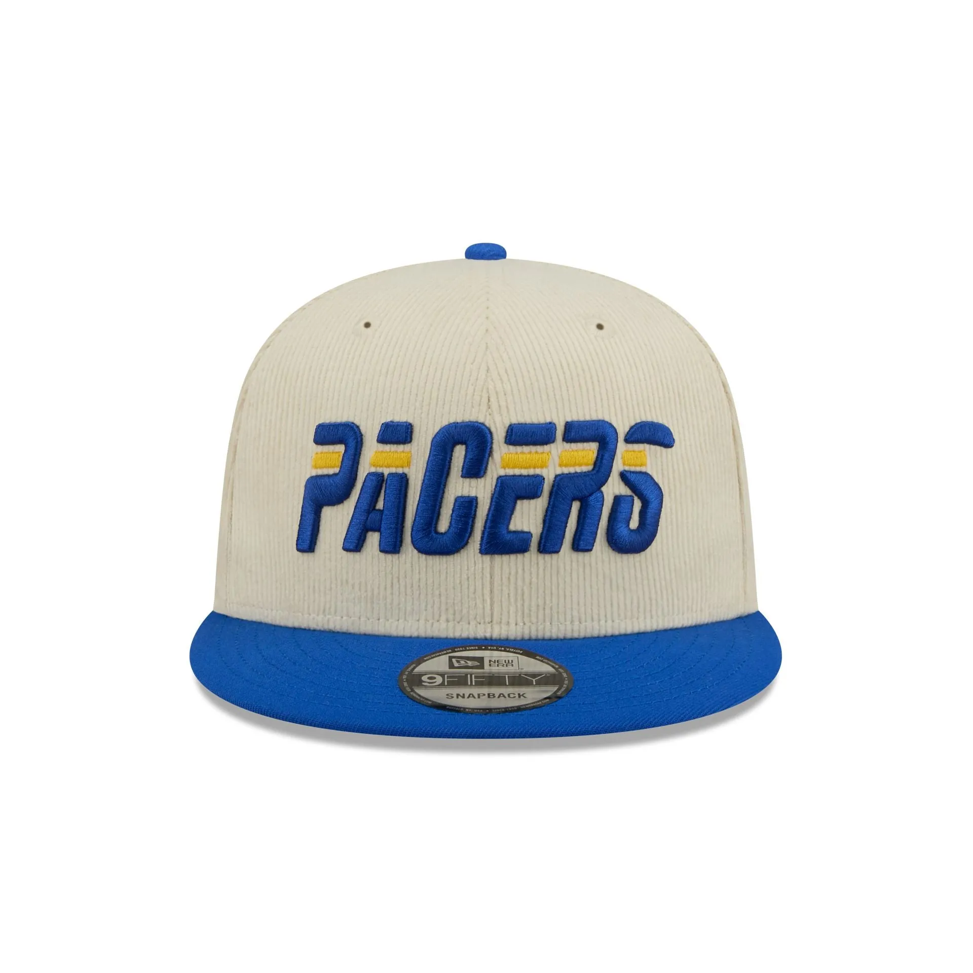 Indiana Pacers 2025 City Edition Chrome White Corduroy 9FIFTY Snapback Hat sold by New Era product image thumbnail 2