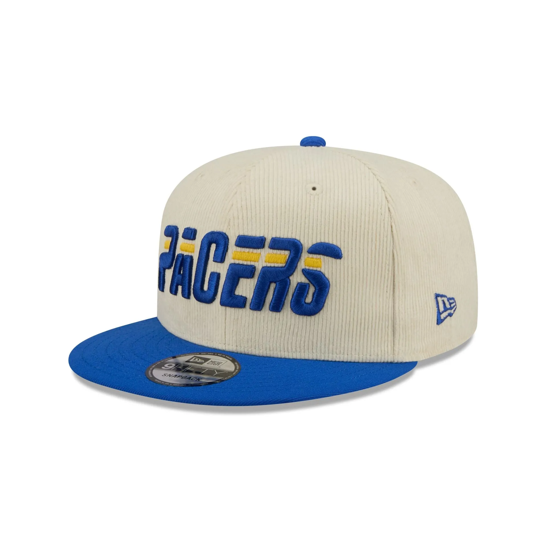Indiana Pacers 2025 City Edition Chrome White Corduroy 9FIFTY Snapback Hat sold by New Era product image thumbnail 3