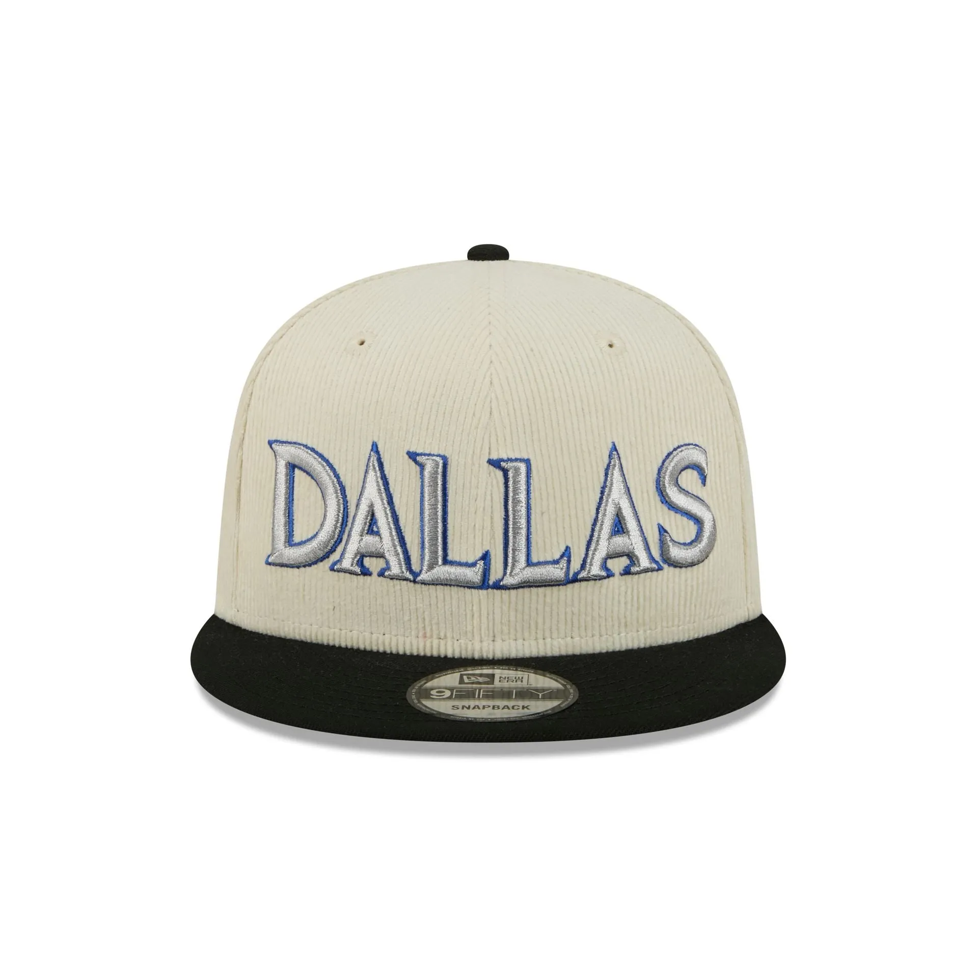 Dallas Mavericks 2025 City Edition Chrome White Corduroy 9FIFTY Snapback Hat sold by New Era product image thumbnail 2