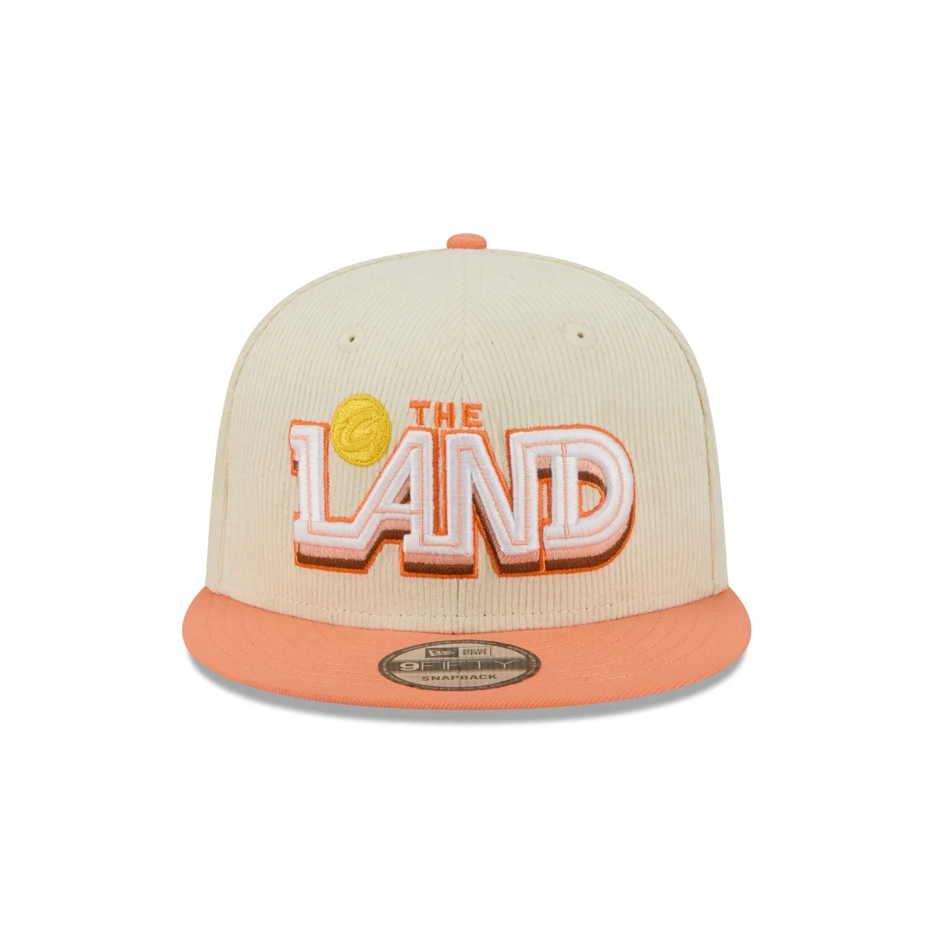 Cleveland Cavaliers 2025 City Edition Chrome White Corduroy 9FIFTY Snapback Hat sold by New Era product image thumbnail 2