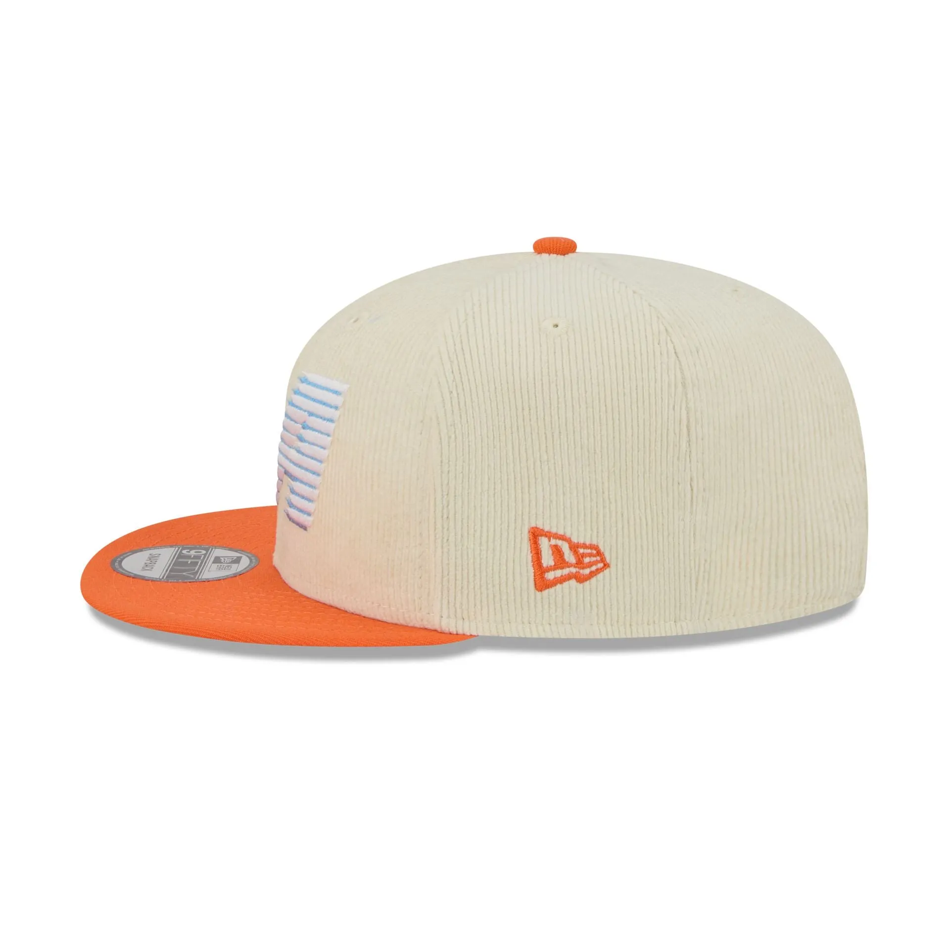 Los Angeles Clippers 2025 City Edition Chrome White Corduroy 9FIFTY Snapback Hat sold by New Era product image thumbnail 5