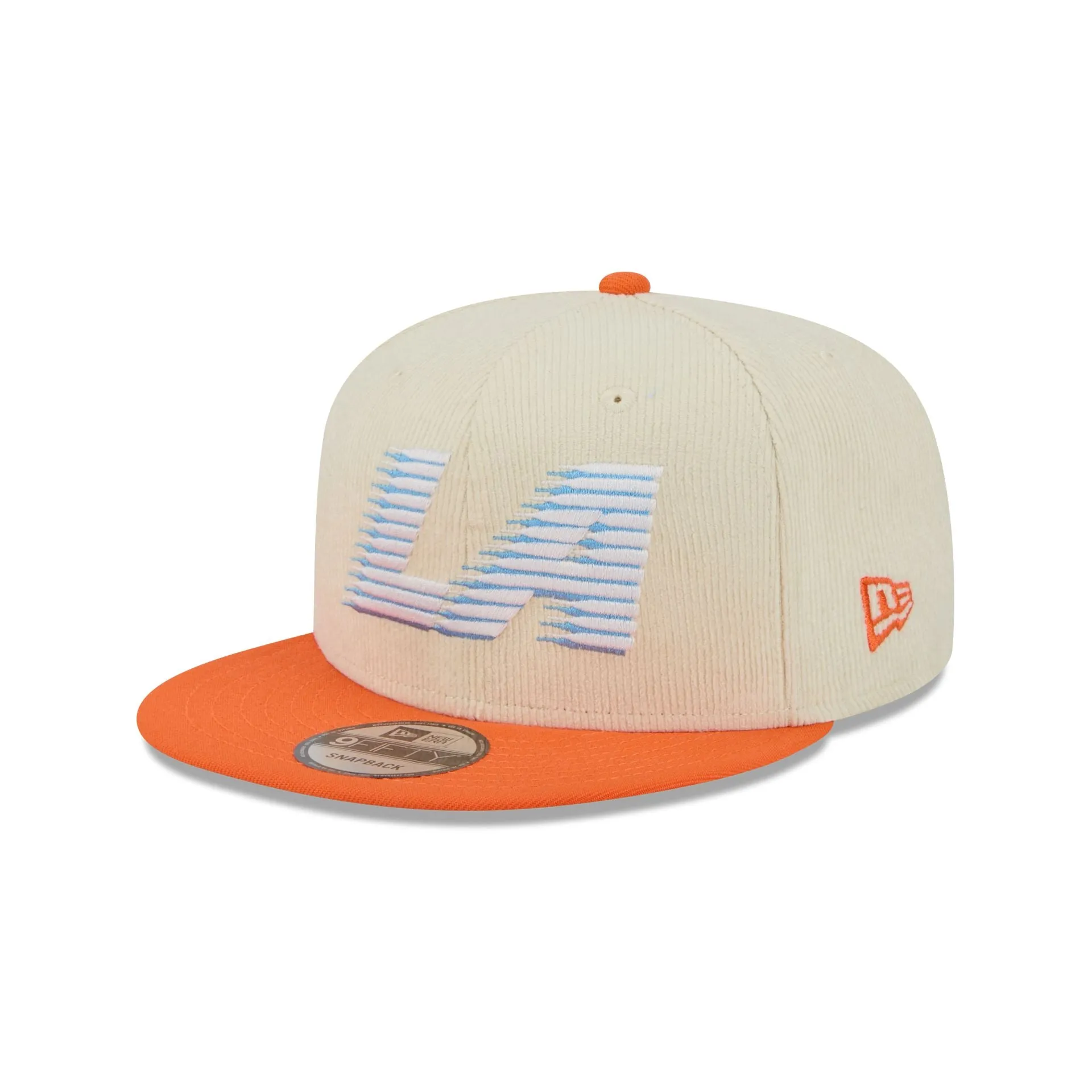 Los Angeles Clippers 2025 City Edition Chrome White Corduroy 9FIFTY Snapback Hat sold by New Era product image thumbnail 3