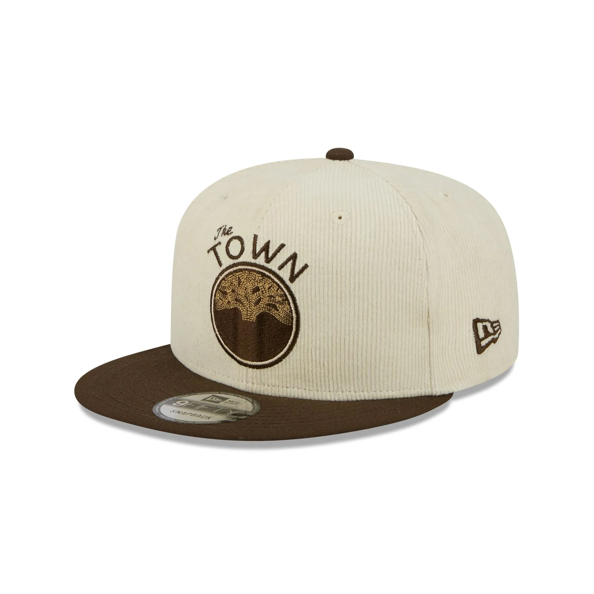Golden State Warriors 2025 City Edition Chrome White Corduroy 9FIFTY Snapback Hat sold by New Era product image thumbnail 3