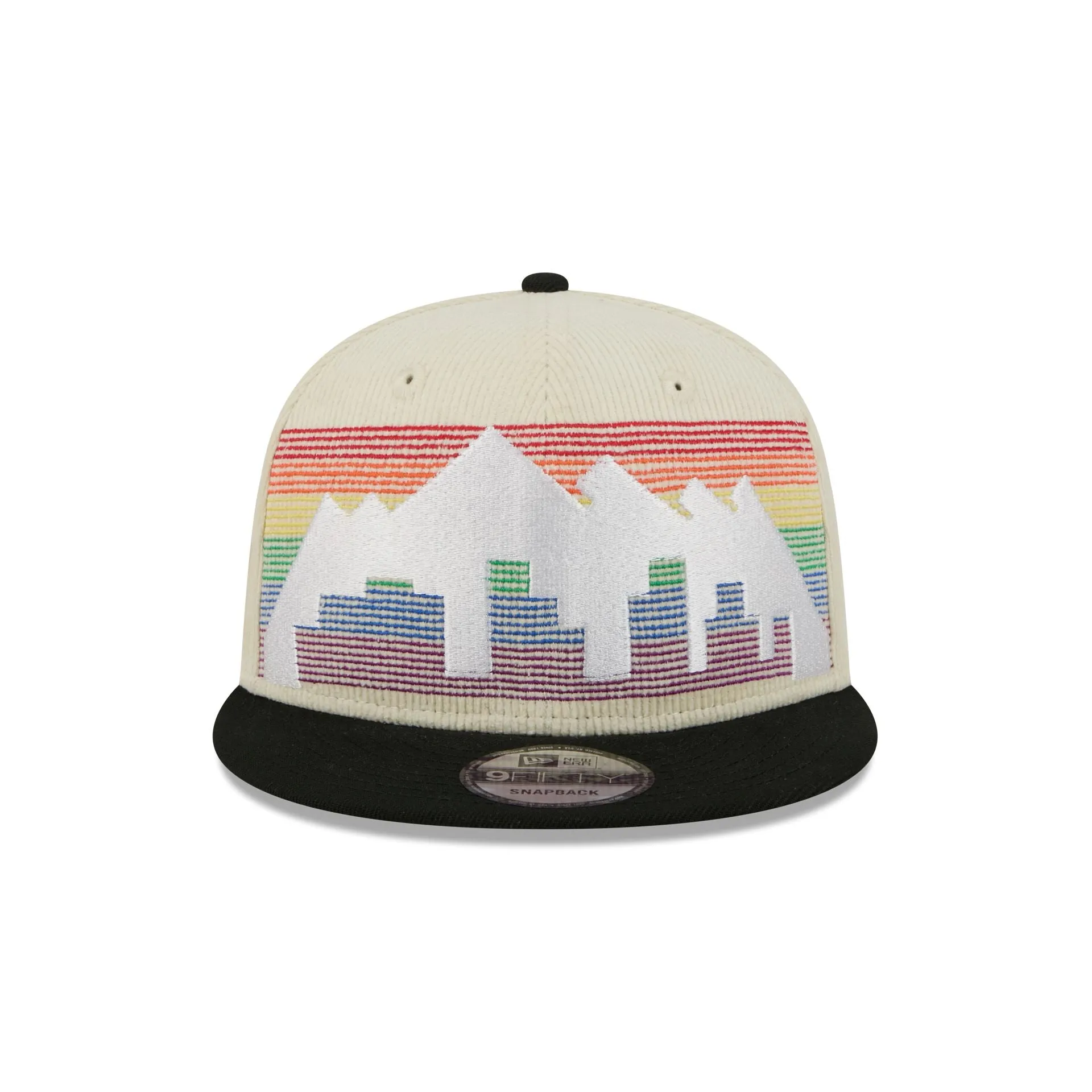 Denver Nuggets 2025 City Edition Chrome White Corduroy 9FIFTY Snapback Hat sold by New Era product image thumbnail 2