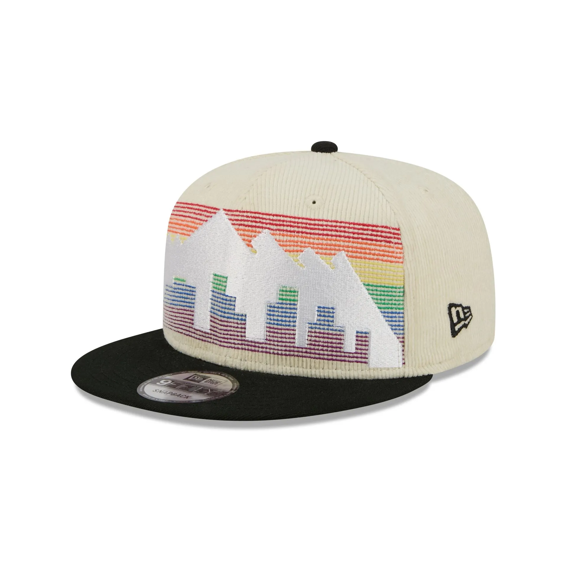 Denver Nuggets 2025 City Edition Chrome White Corduroy 9FIFTY Snapback Hat sold by New Era product image thumbnail 3