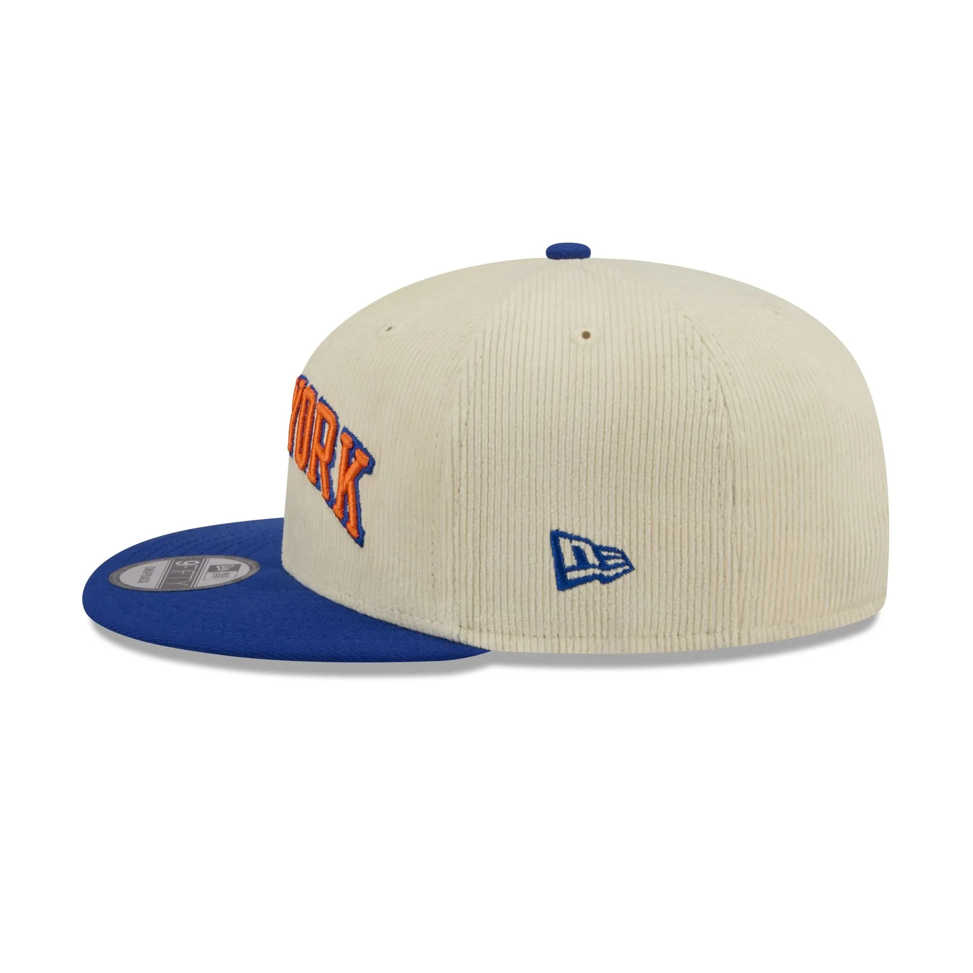 New York Knicks 2025 City Edition Chrome White Corduroy 9FIFTY Snapback Hat sold by New Era product image thumbnail 5