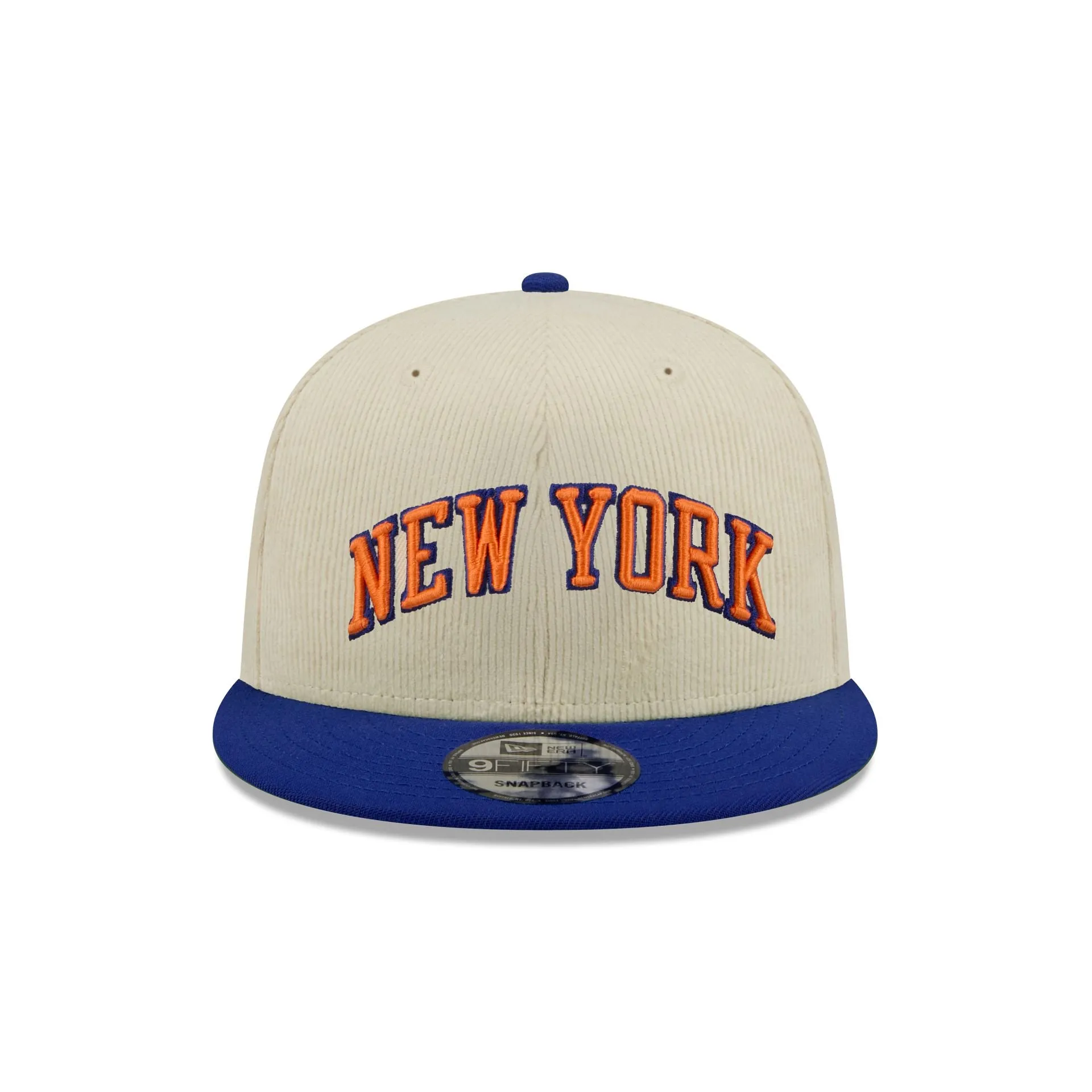 New York Knicks 2025 City Edition Chrome White Corduroy 9FIFTY Snapback Hat sold by New Era product image thumbnail 2