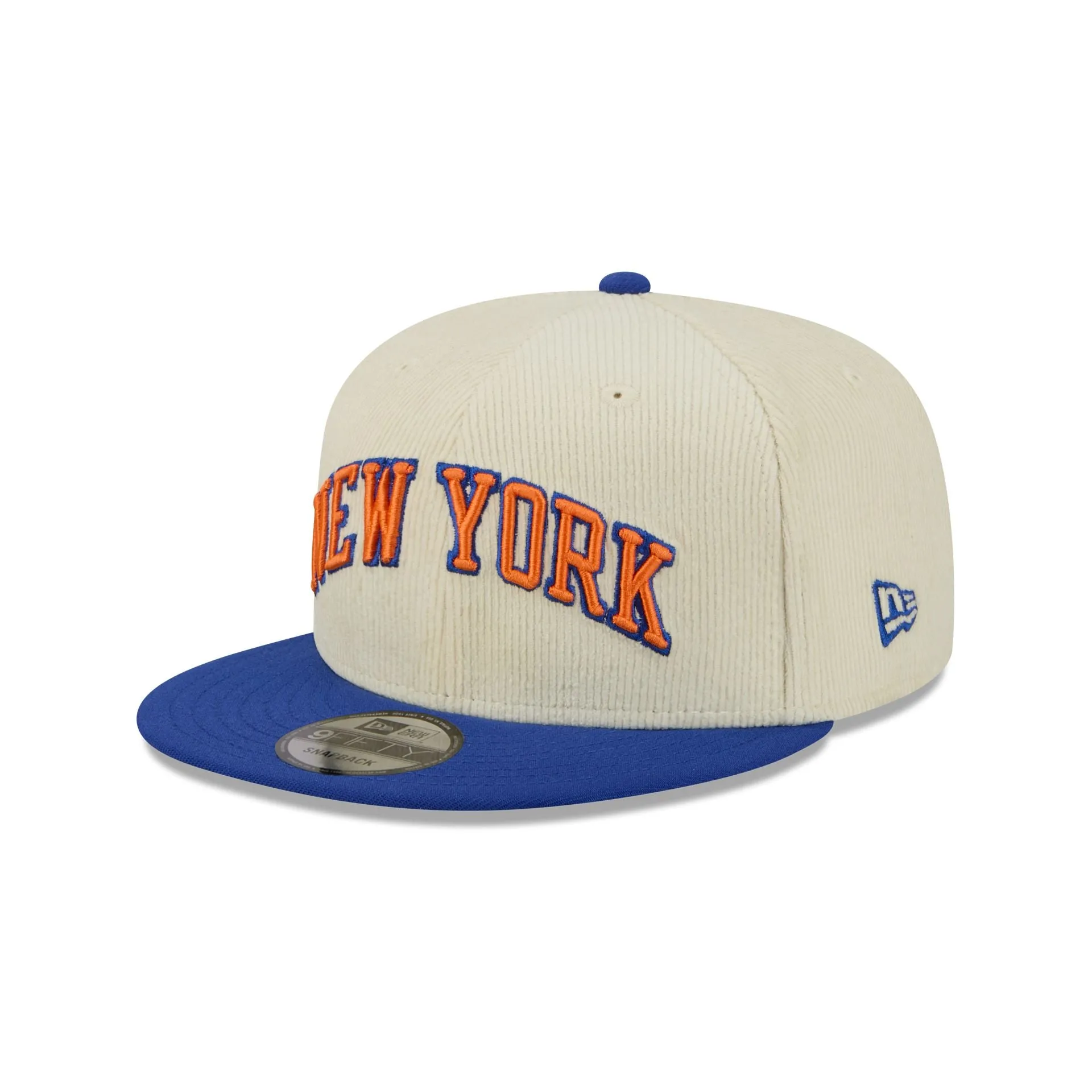 New York Knicks 2025 City Edition Chrome White Corduroy 9FIFTY Snapback Hat sold by New Era product image thumbnail 3