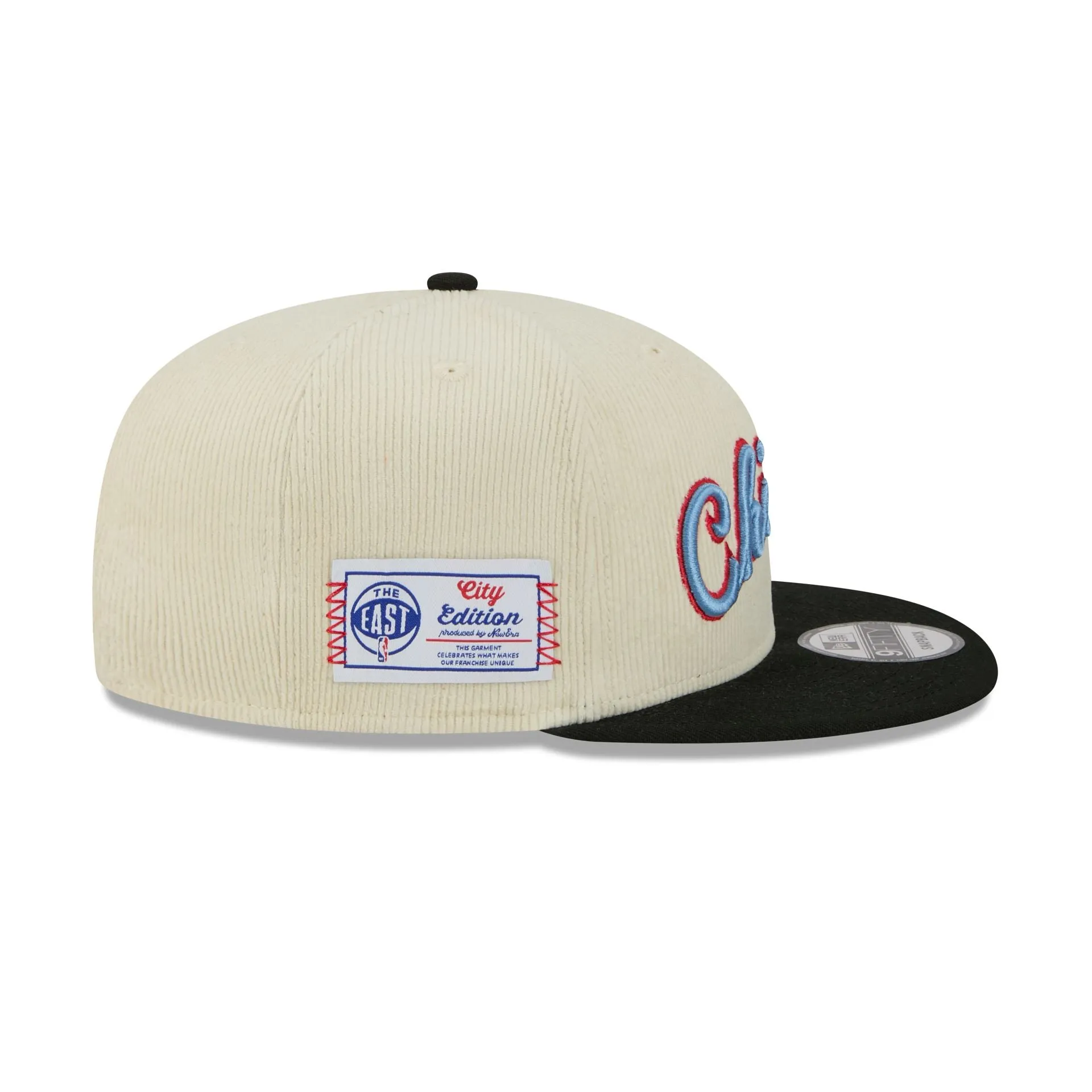 Chicago Bulls 2025 City Edition Chrome White Corduroy 9FIFTY Snapback Hat sold by New Era product image thumbnail 4