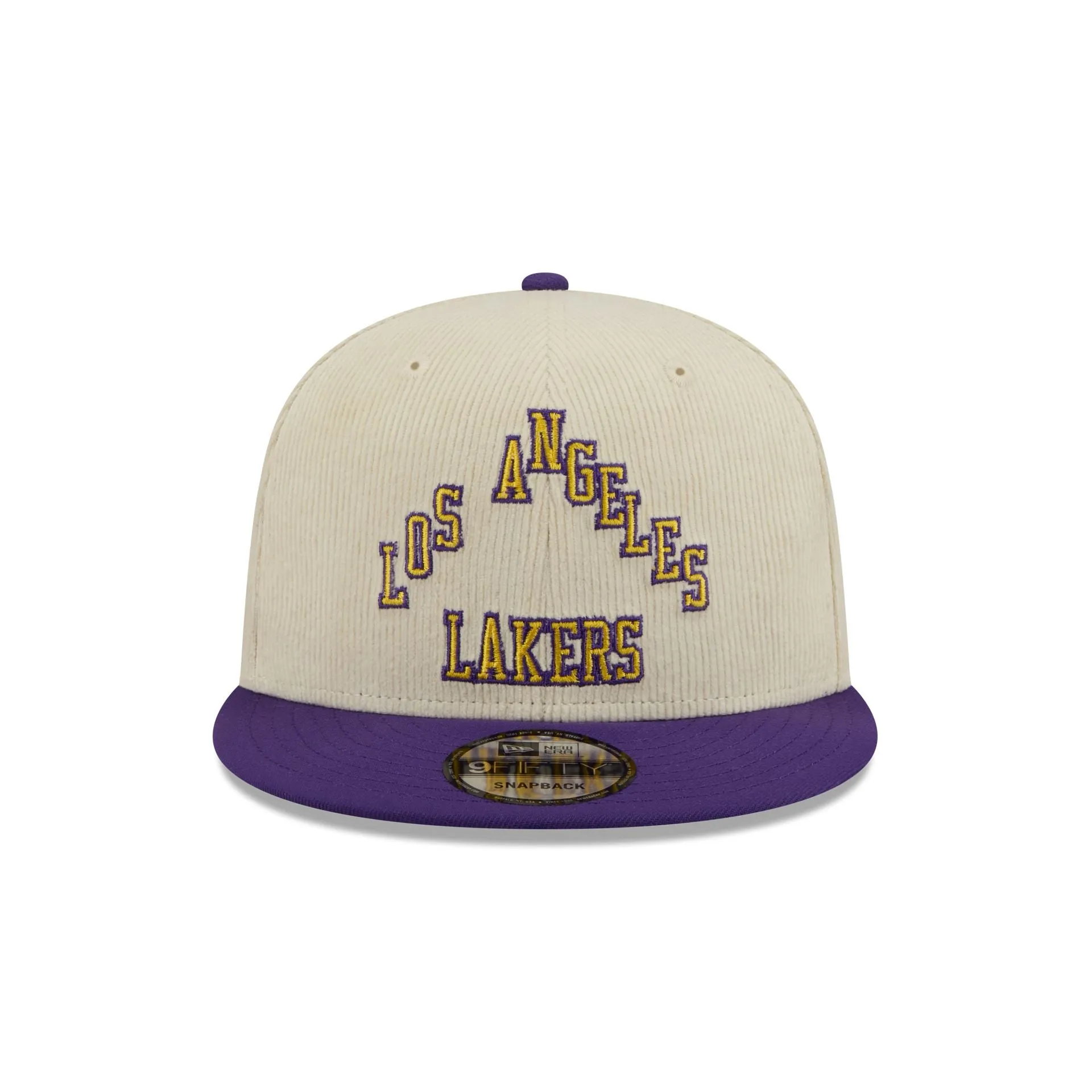 Los Angeles Lakers 2025 City Edition Chrome White Corduroy 9FIFTY Snapback Hat sold by New Era product image thumbnail 2