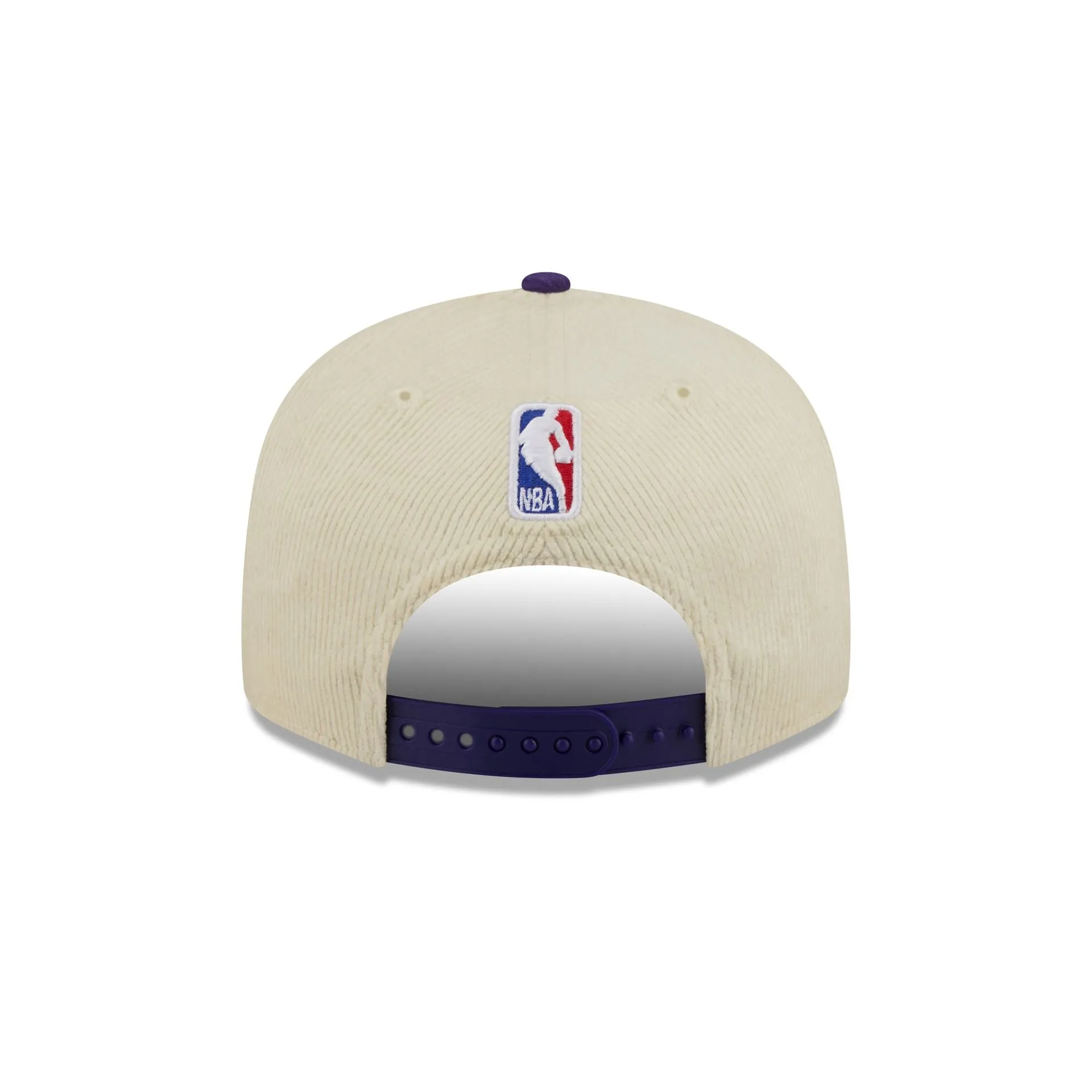 Los Angeles Lakers 2025 City Edition Chrome White Corduroy 9FIFTY Snapback Hat sold by New Era product image thumbnail 4