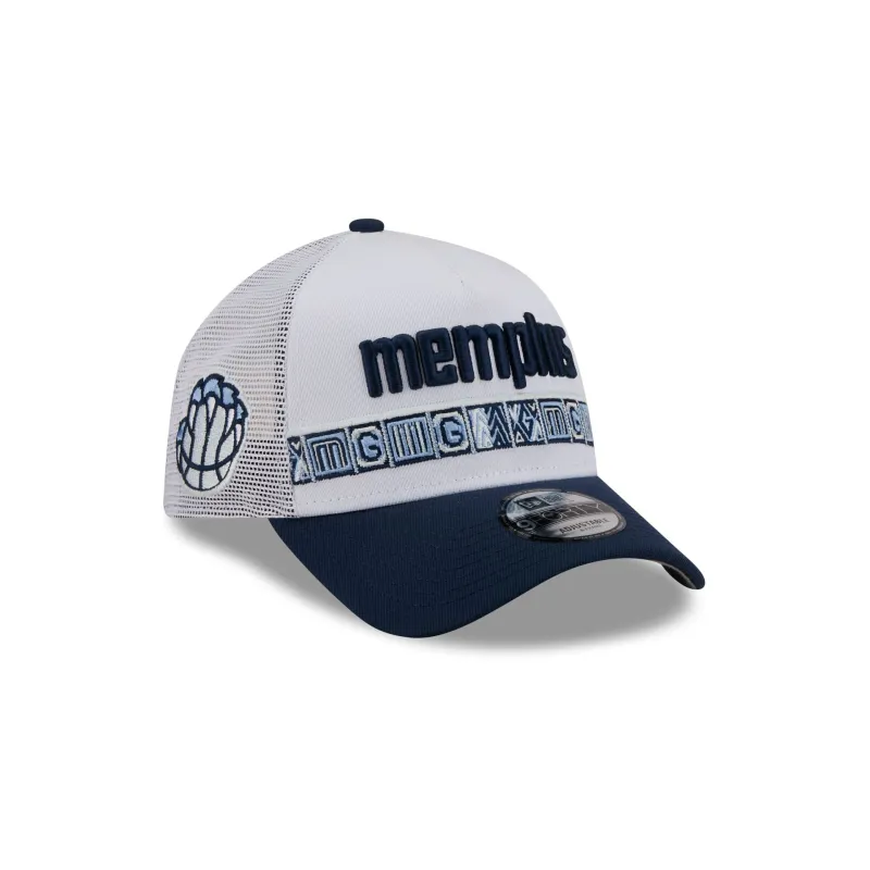 Memphis Grizzlies 2025 City Edition 9FORTY A-Frame Trucker Hat sold by New Era