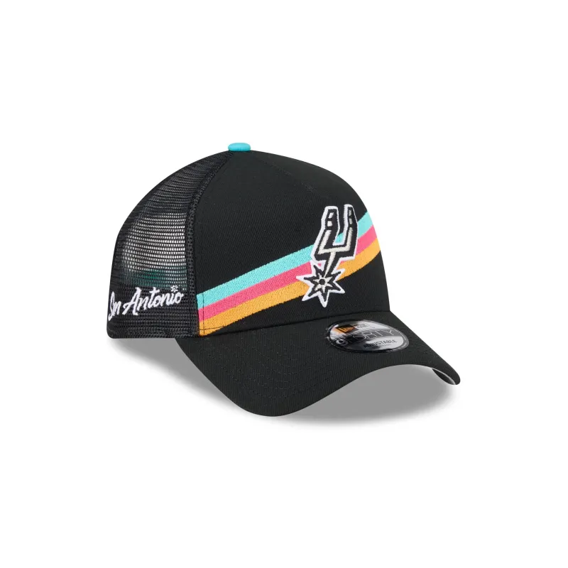 San Antonio Spurs 2025 City Edition 9FORTY A-Frame Trucker Hat sold by New Era