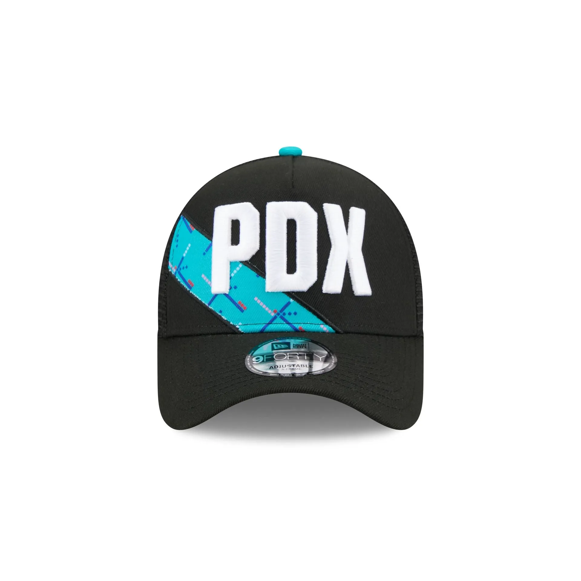 Portland Trail Blazers 2025 City Edition 9FORTY A-Frame Trucker Hat sold by New Era product image thumbnail 2