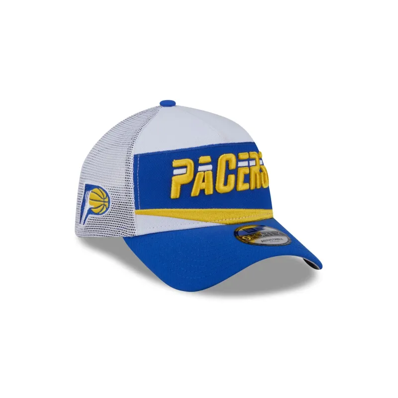 Indiana Pacers 2025 City Edition 9FORTY A-Frame Trucker Hat sold by New Era