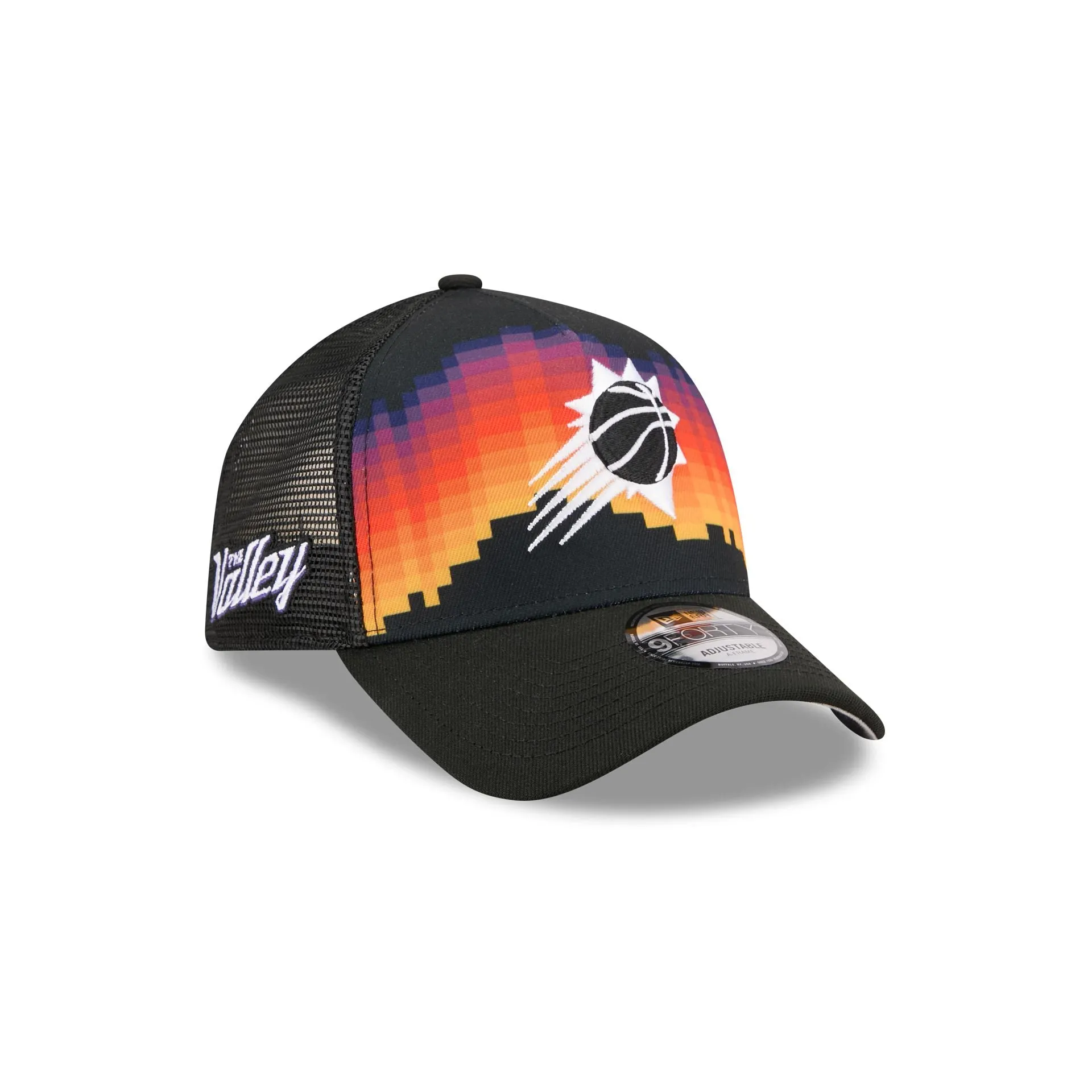 Phoenix Suns 2025 City Edition 9FORTY A-Frame Trucker Hat sold by New Era