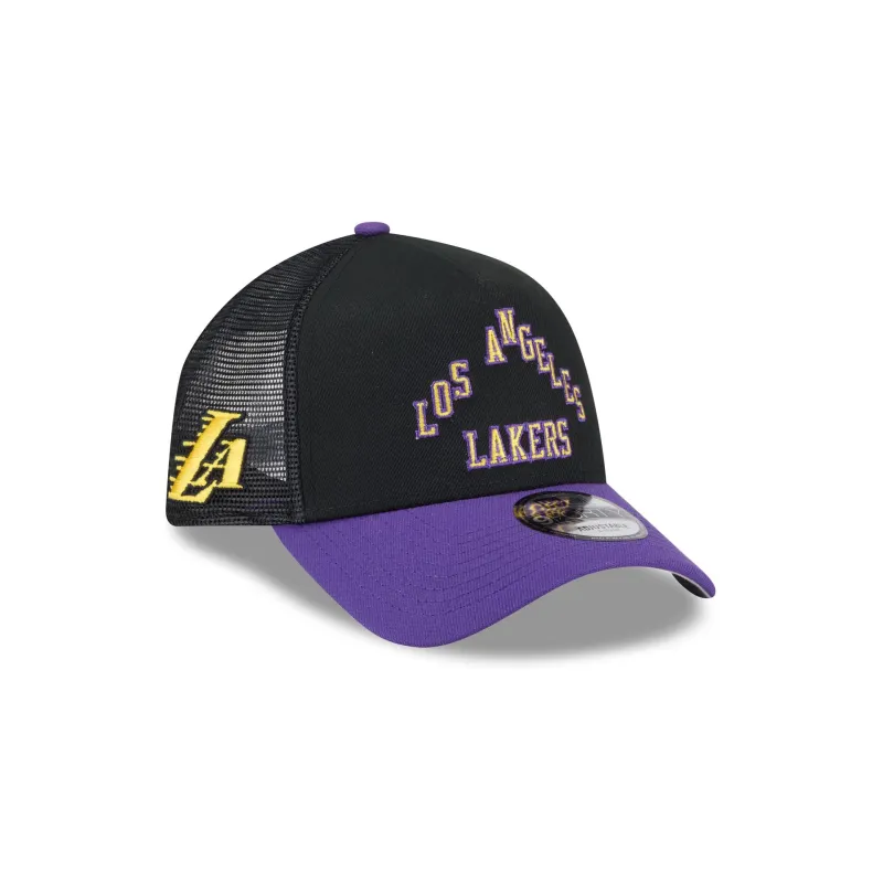 Los Angeles Lakers 2025 City Edition 9FORTY A-Frame Trucker Hat sold by New Era