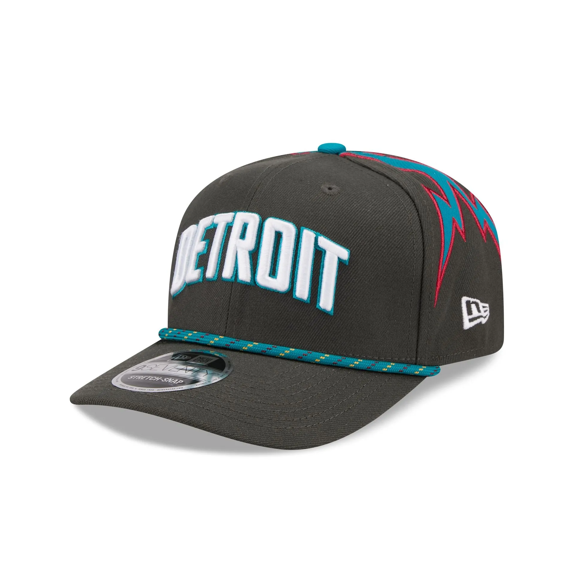 Detroit Pistons 2025 City Edition 9SEVENTY Stretch-Snap Hat sold by New Era product image thumbnail 3
