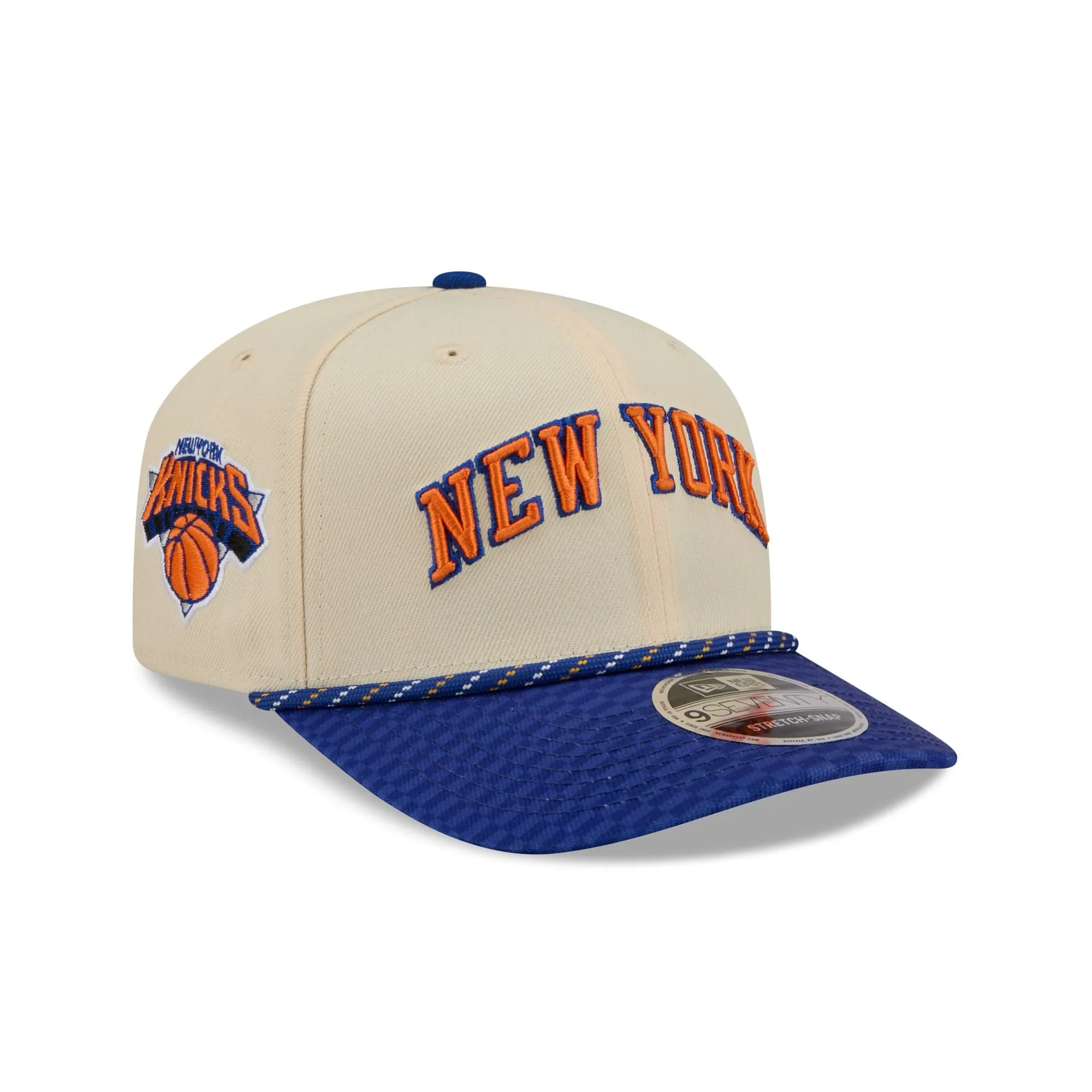 New York Knicks 2025 City Edition 9SEVENTY Stretch-Snap Hat sold by New Era