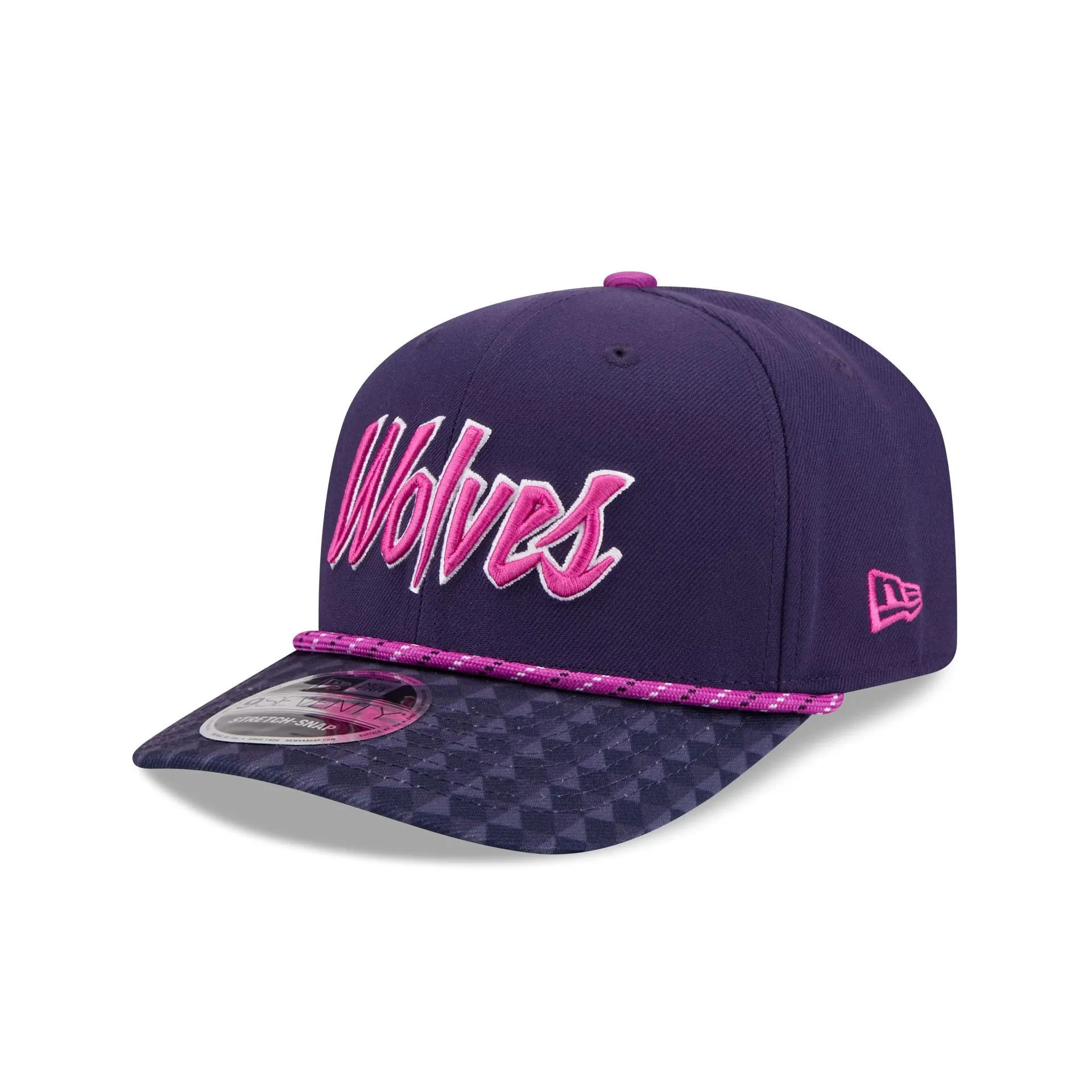 Minnesota Timberwolves 2025 City Edition 9SEVENTY Stretch-Snap Hat sold by New Era product image thumbnail 3