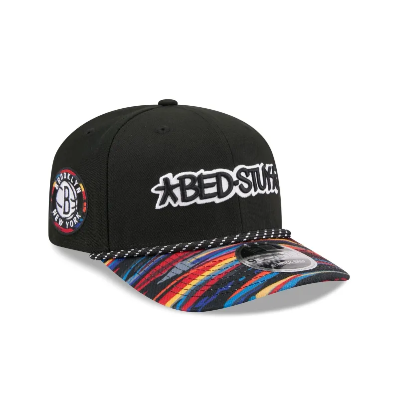 Brooklyn Nets 2025 City Edition 9SEVENTY Stretch-Snap Hat sold by New Era