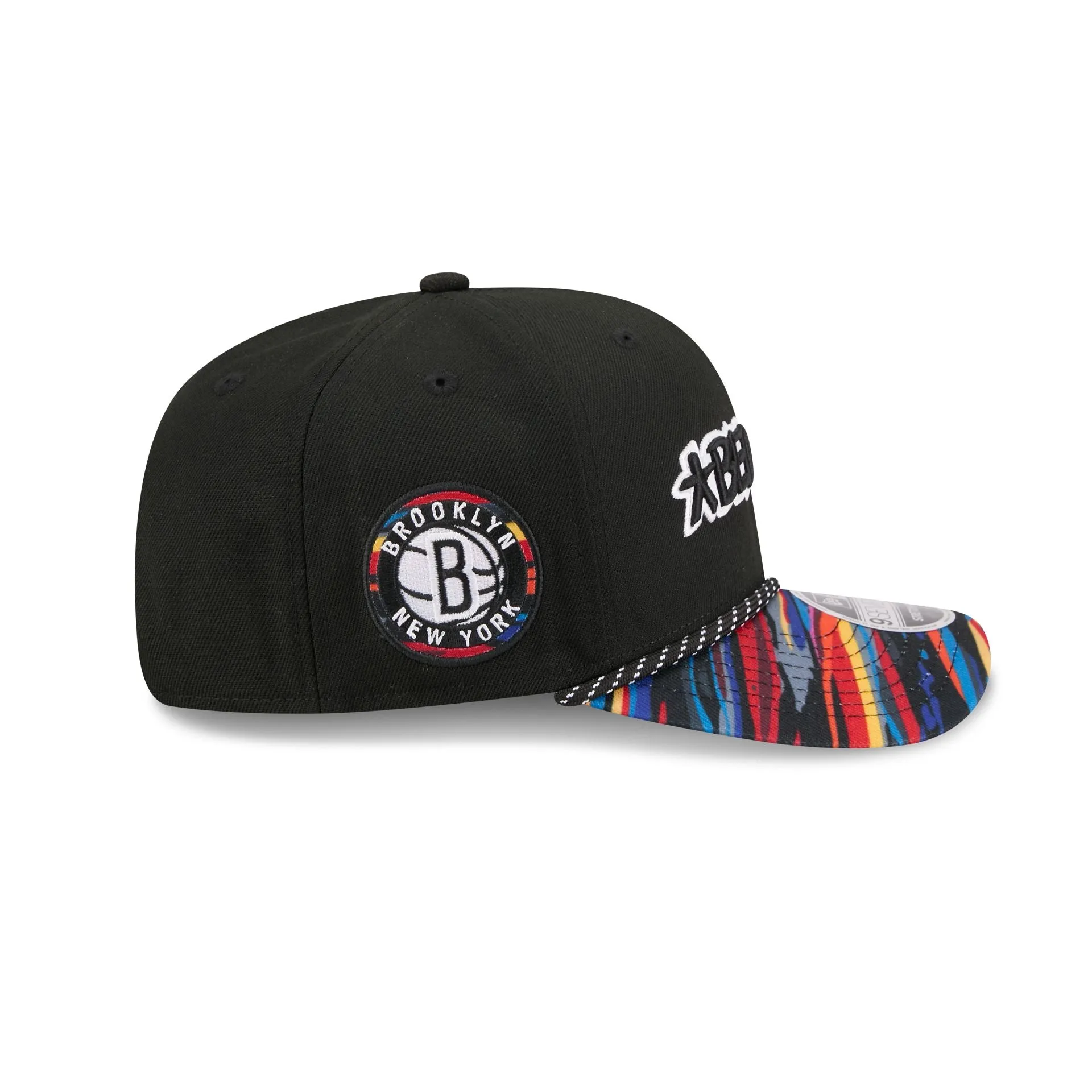 Brooklyn Nets 2025 City Edition 9SEVENTY Stretch-Snap Hat sold by New Era product image thumbnail 4