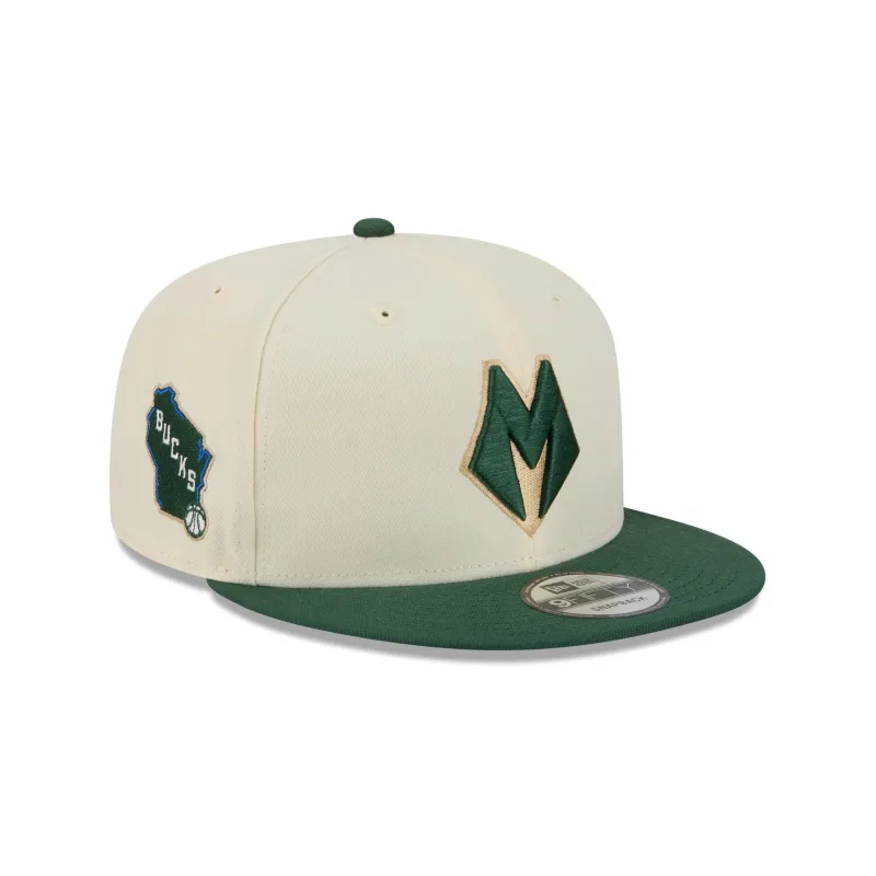 Milwaukee Bucks 2025 City Edition 9FIFTY Snapback Hat sold by New Era