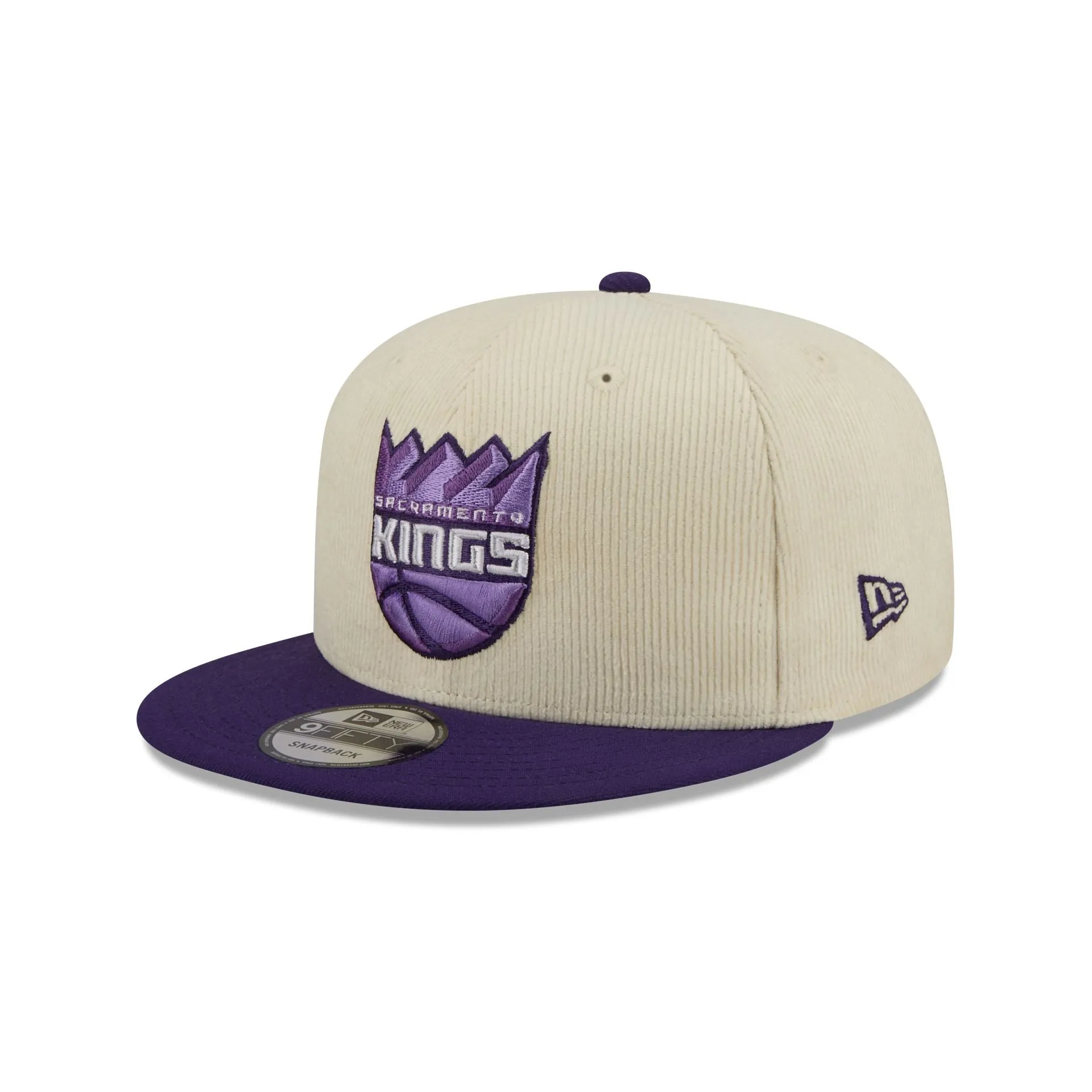 Sacramento Kings 2025 City Edition Chrome White Corduroy 9FIFTY Snapback Hat sold by New Era product image thumbnail 3