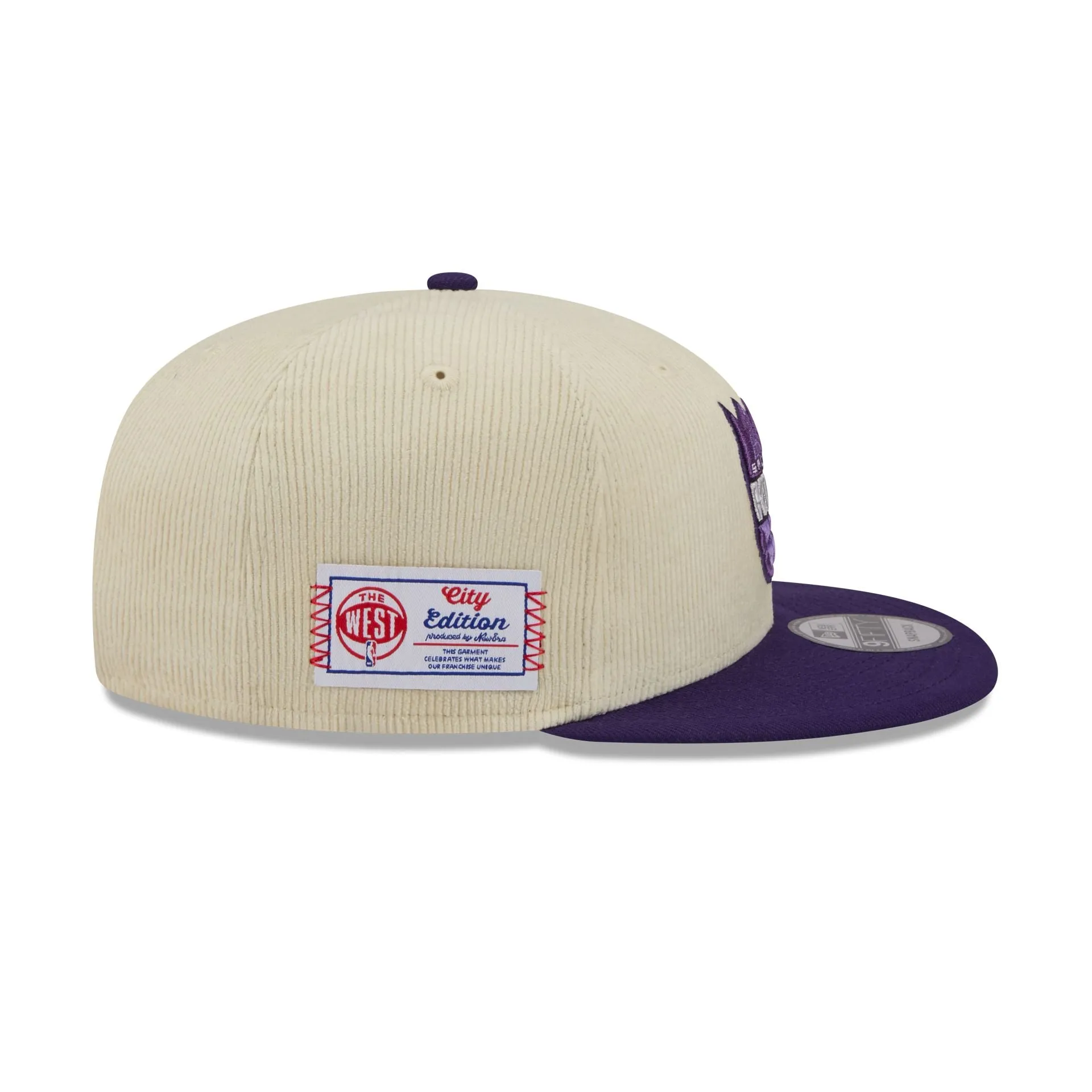 Sacramento Kings 2025 City Edition Chrome White Corduroy 9FIFTY Snapback Hat sold by New Era product image thumbnail 4