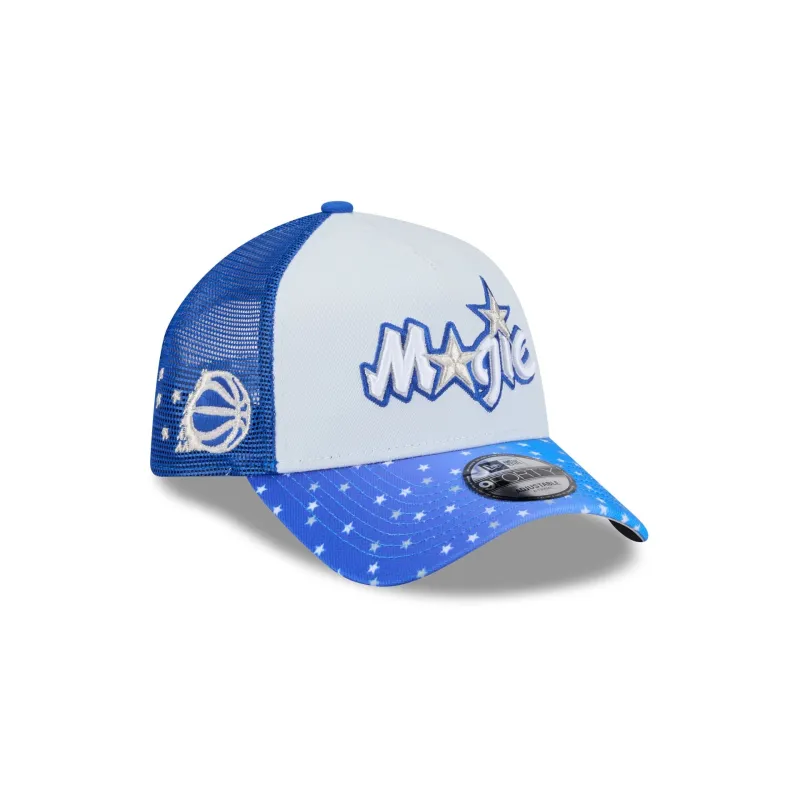 Orlando Magic 2025 City Edition 9FORTY A-Frame Trucker Hat sold by New Era