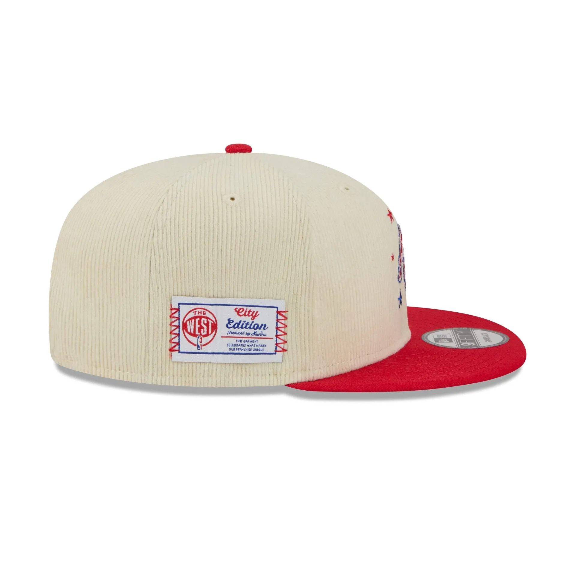 Houston Rockets 2025 City Edition Chrome White Corduroy 9FIFTY Snapback Hat sold by New Era product image thumbnail 4