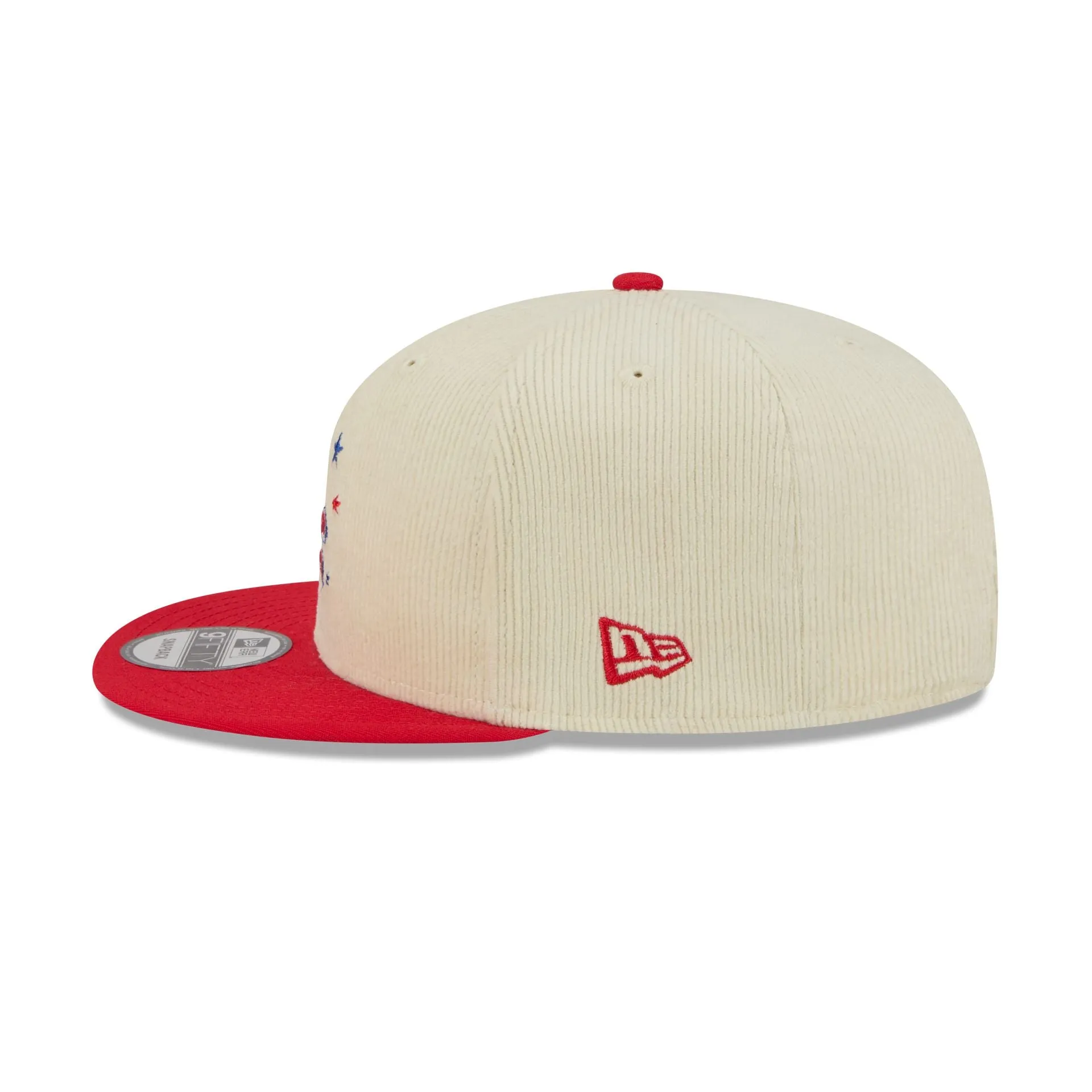 Houston Rockets 2025 City Edition Chrome White Corduroy 9FIFTY Snapback Hat sold by New Era product image thumbnail 5