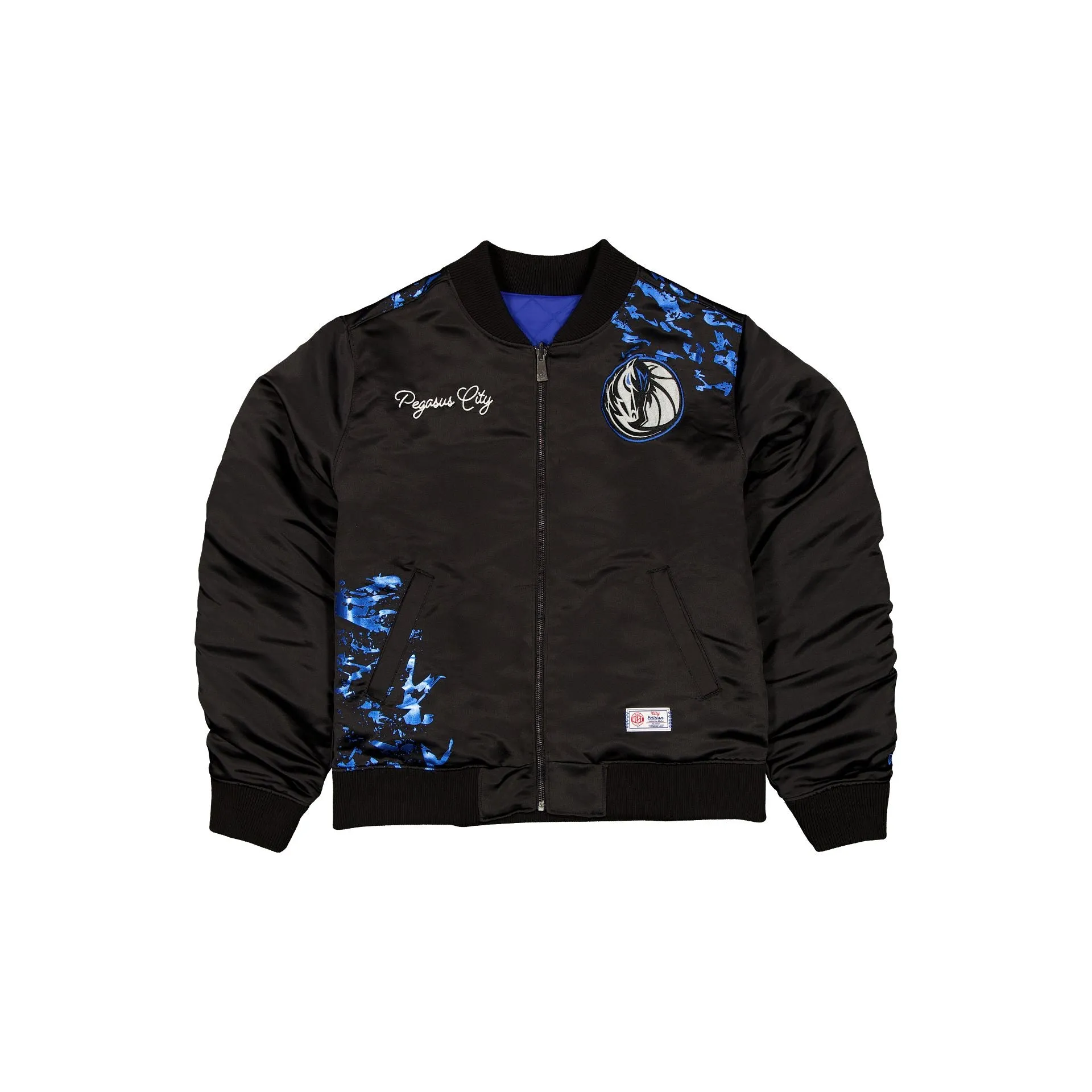 Dallas Mavericks 2025 City Edition Women's Black Jacket sold by New Era